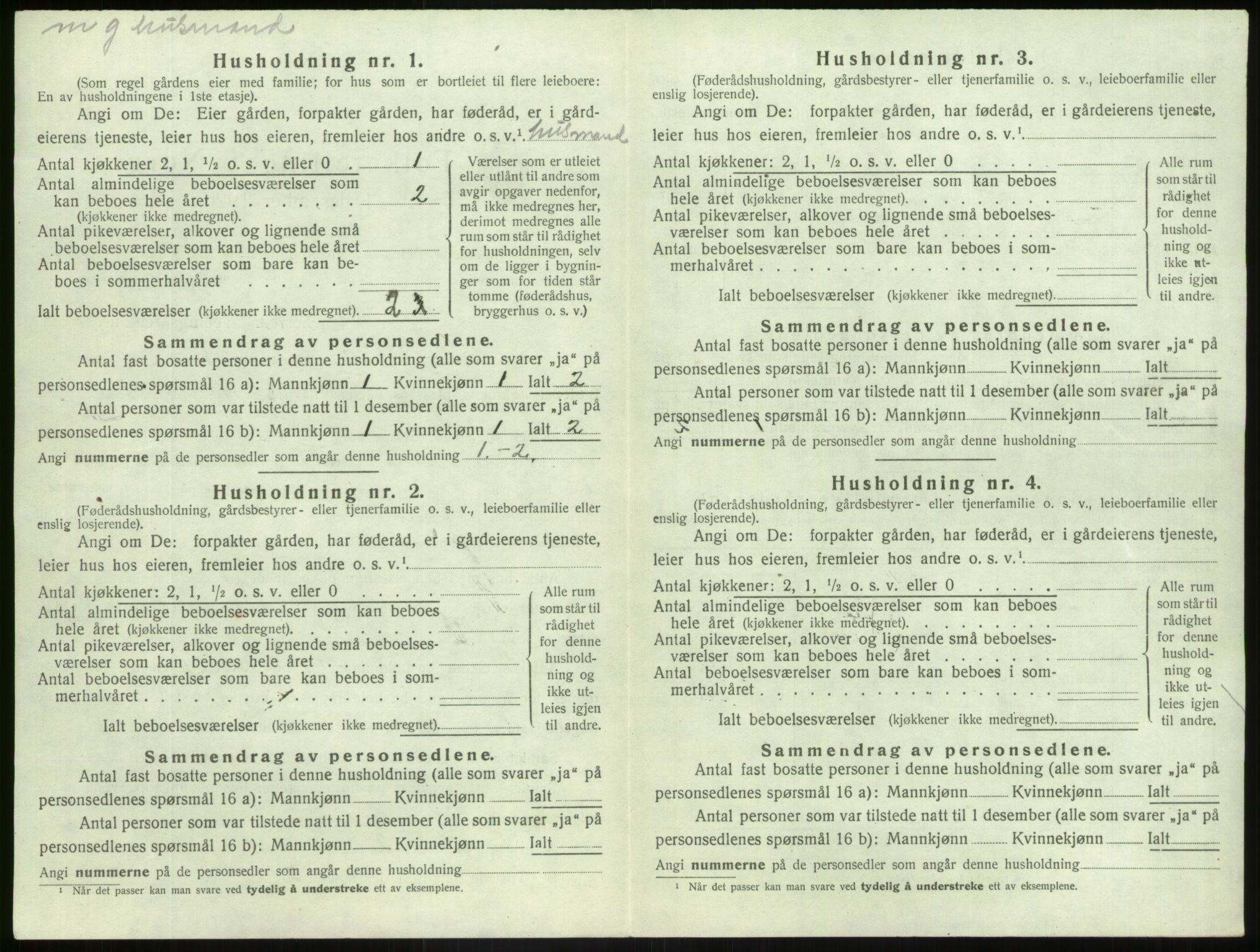 SAB, Folketelling 1920 for 1426 Luster herred, 1920, s. 728