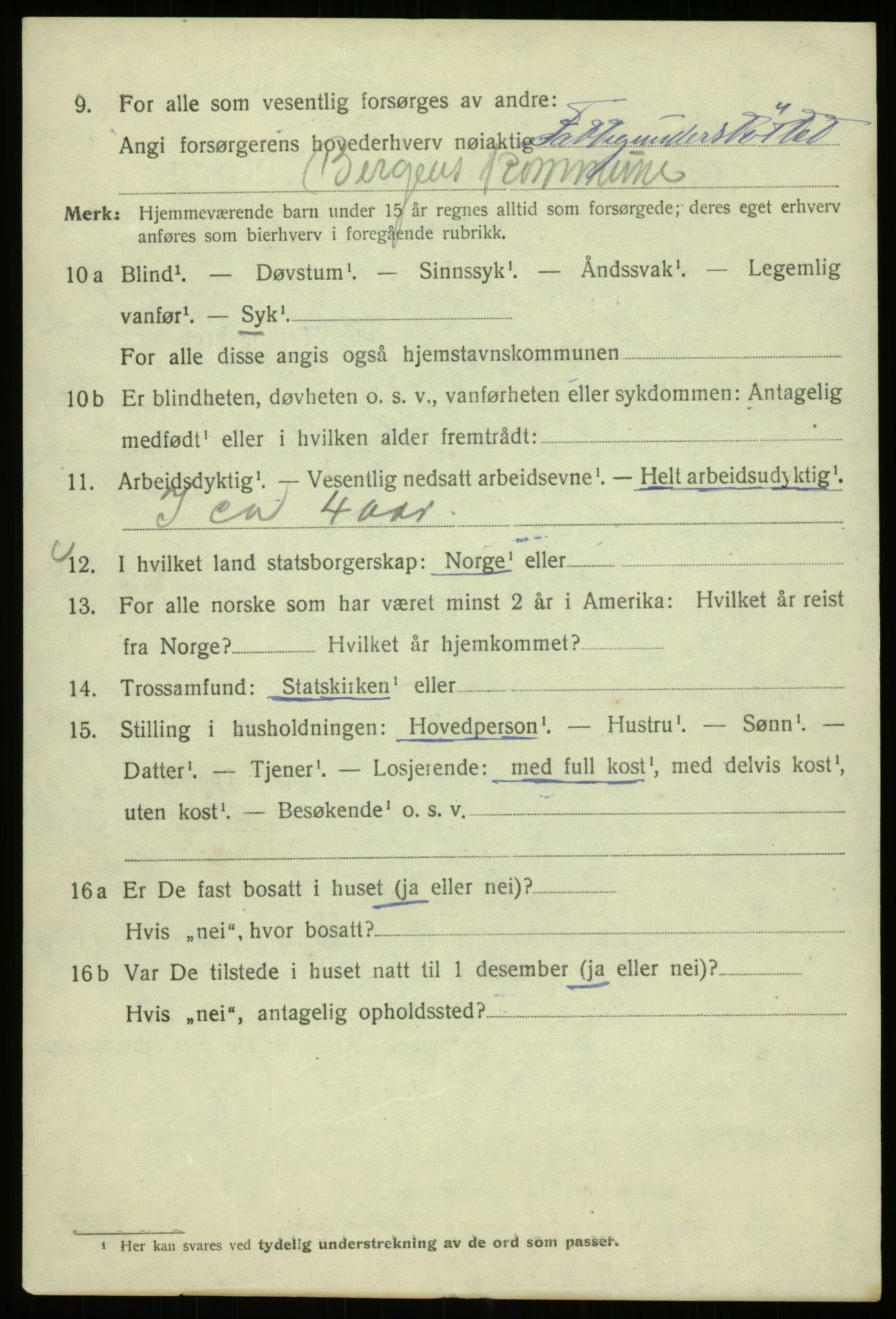 SAB, Folketelling 1920 for 1301 Bergen kjøpstad, 1920, s. 180285