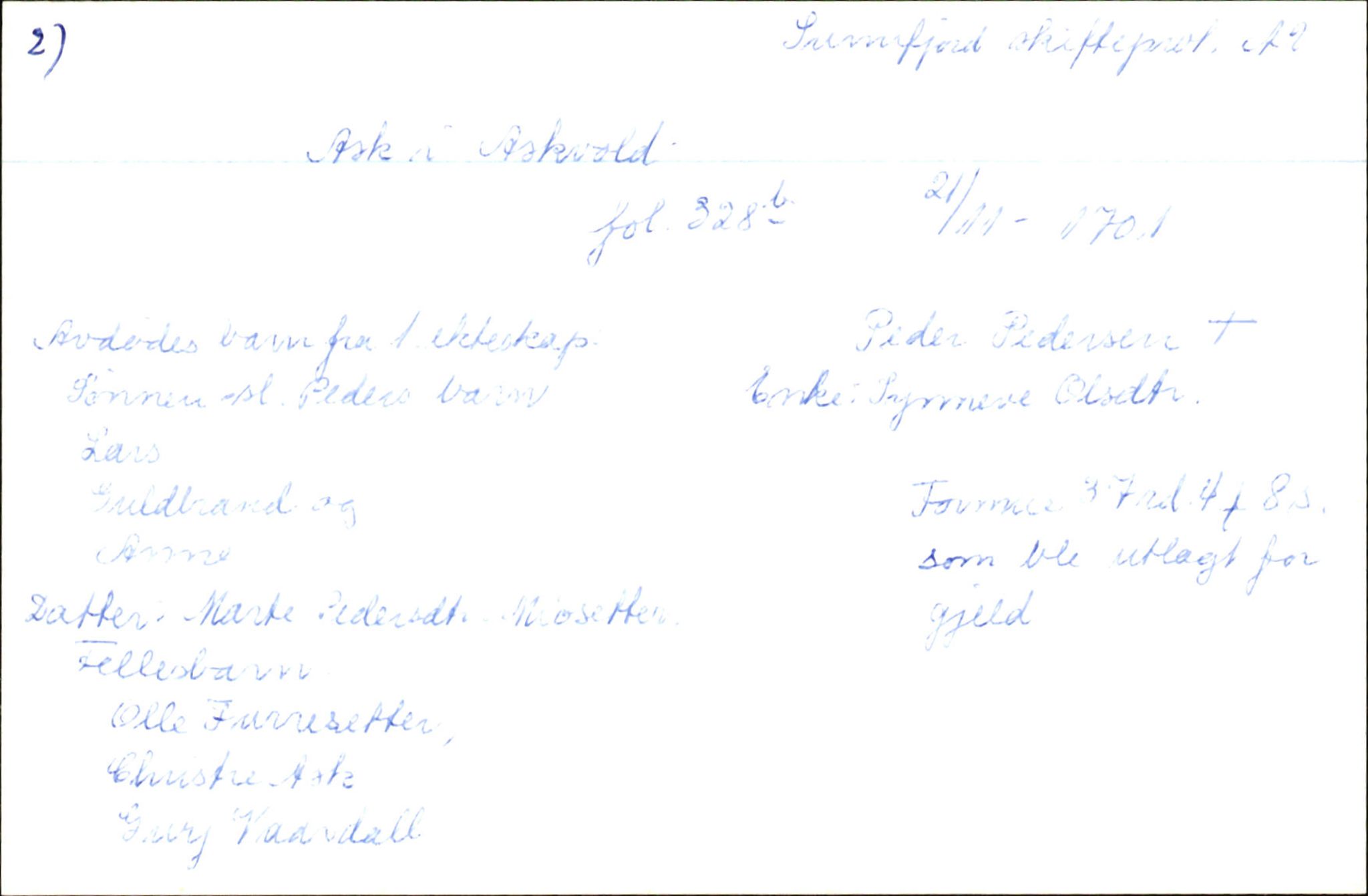 Skiftekort ved Statsarkivet i Bergen, SAB/SKIFTEKORT/003/L0002: Skifteprotokoll nr. 2, 1687-1708, s. 6