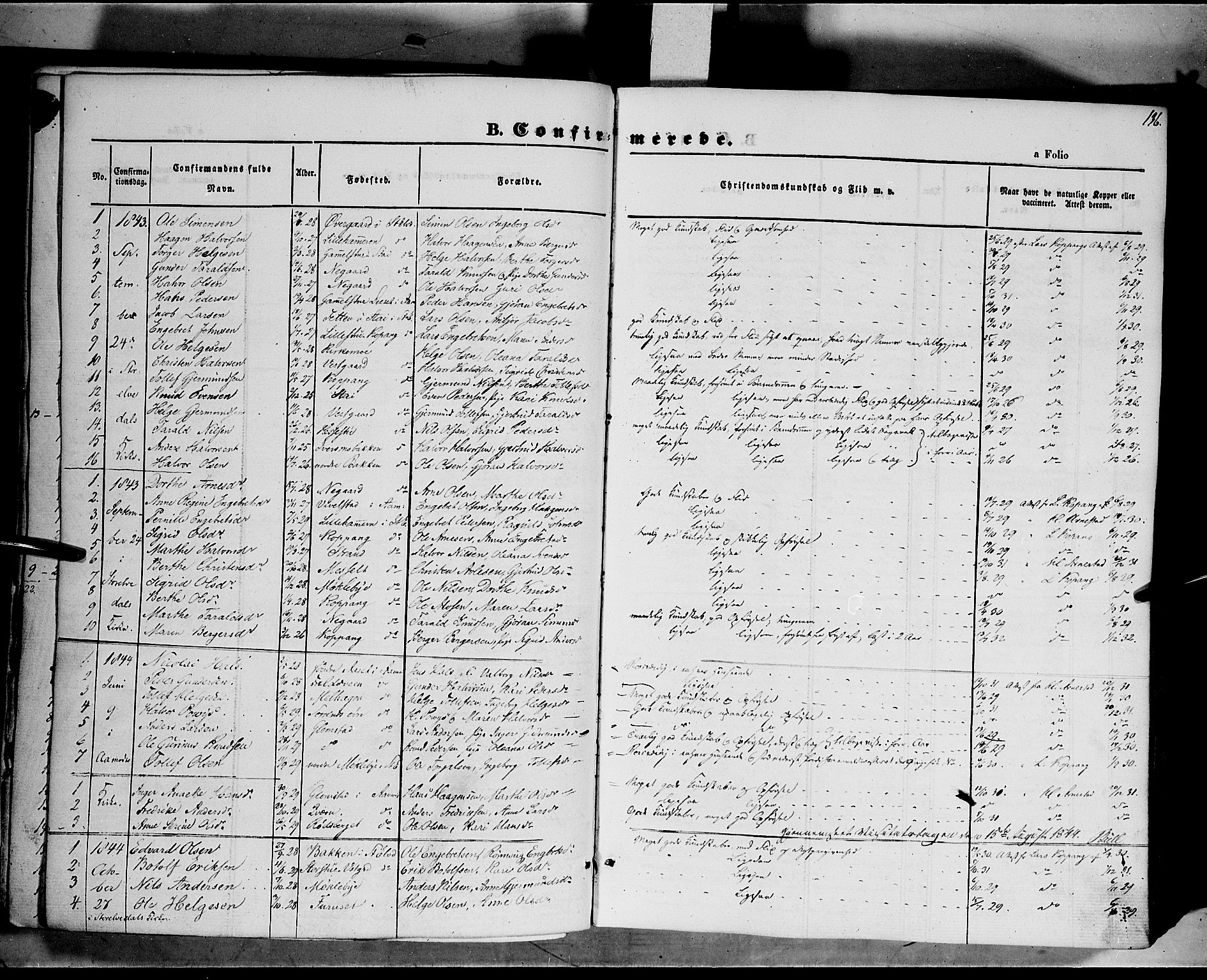 Åmot prestekontor, Hedmark, AV/SAH-PREST-056/H/Ha/Haa/L0006: Ministerialbok nr. 6, 1842-1861, s. 136