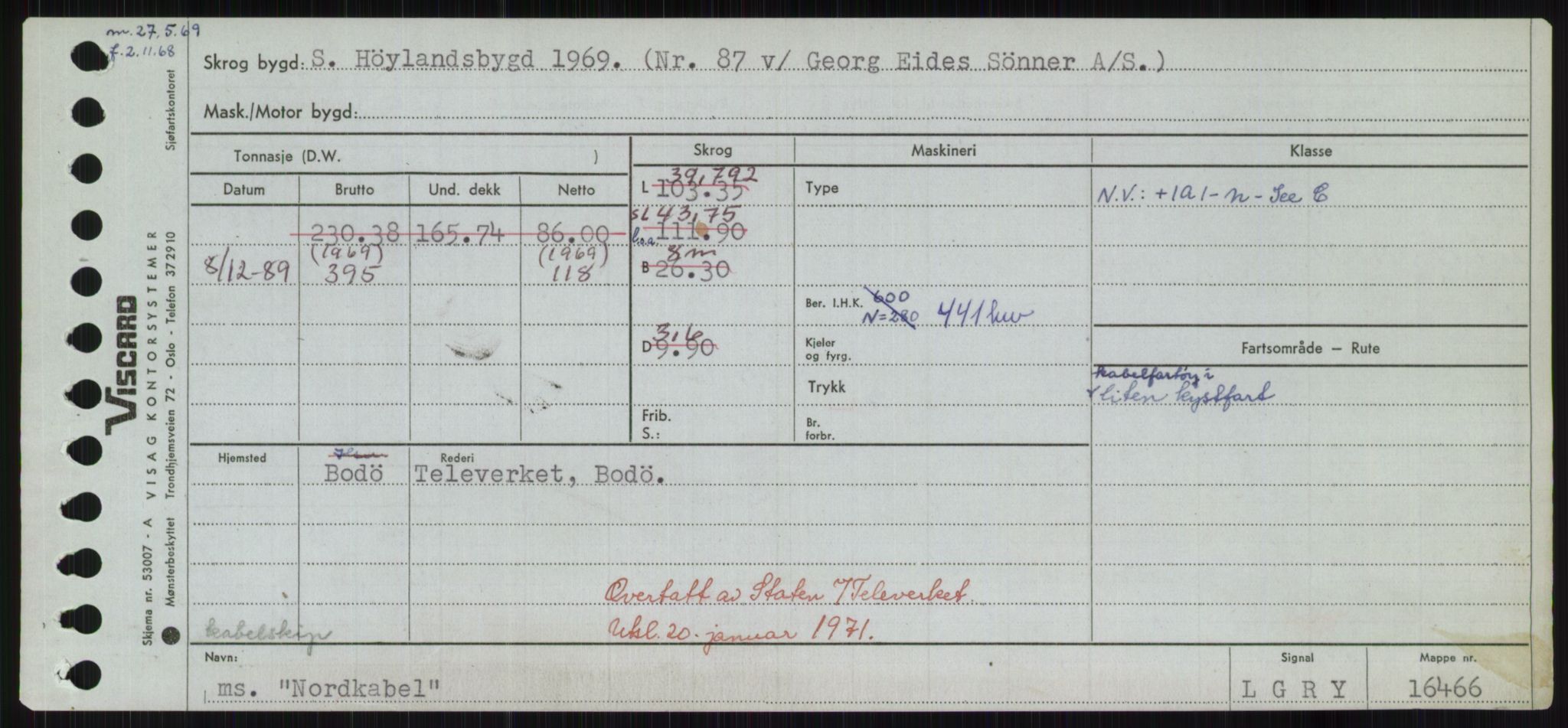 Sjøfartsdirektoratet med forløpere, Skipsmålingen, RA/S-1627/H/Ha/L0004/0001: Fartøy, Mas-R / Fartøy, Mas-Odd, s. 643