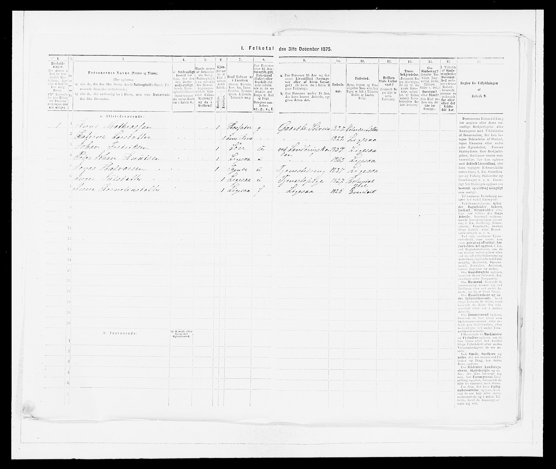 SAB, Folketelling 1875 for 1428P Askvoll prestegjeld, 1875, s. 808