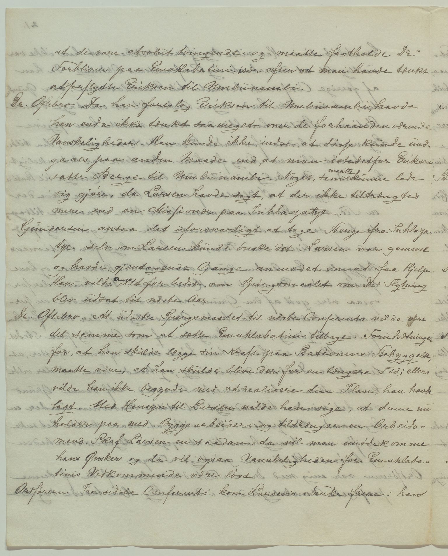 Det Norske Misjonsselskap - hovedadministrasjonen, VID/MA-A-1045/D/Da/Daa/L0035/0013: Konferansereferat og årsberetninger / Konferansereferat fra Sør-Afrika., 1881