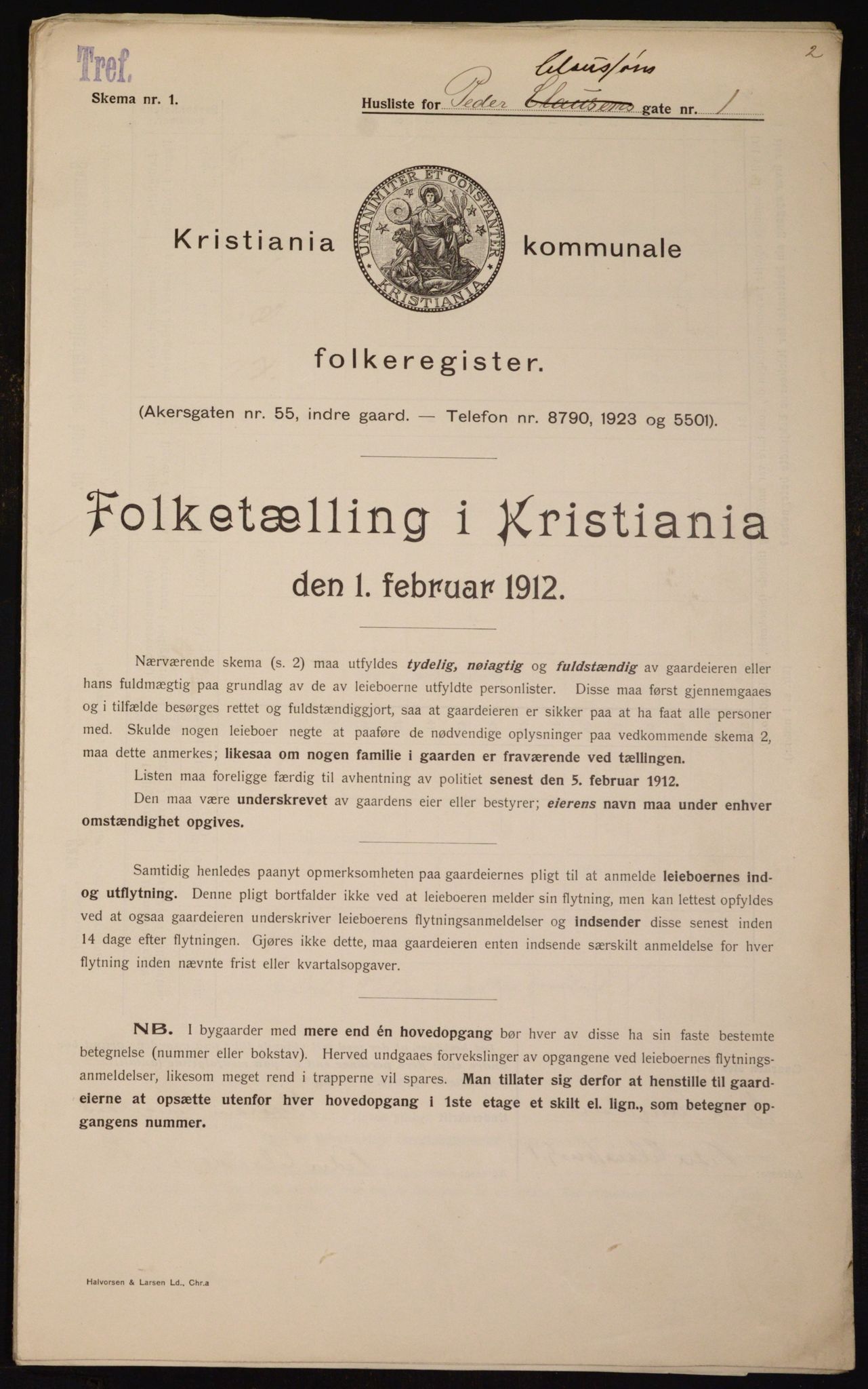 OBA, Kommunal folketelling 1.2.1912 for Kristiania, 1912, s. 79341