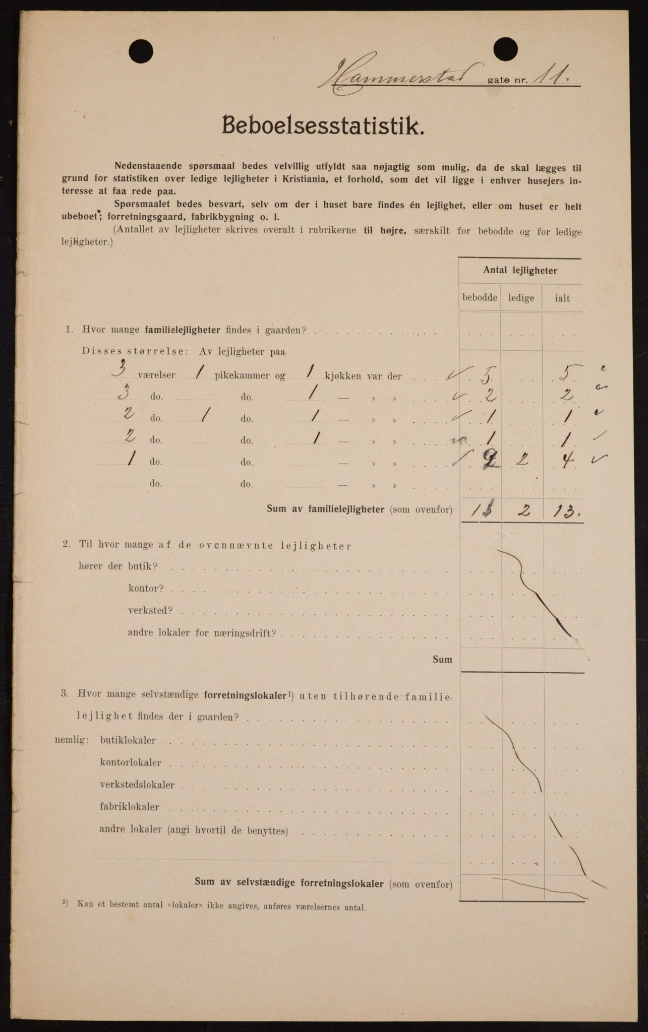 OBA, Kommunal folketelling 1.2.1909 for Kristiania kjøpstad, 1909, s. 31456