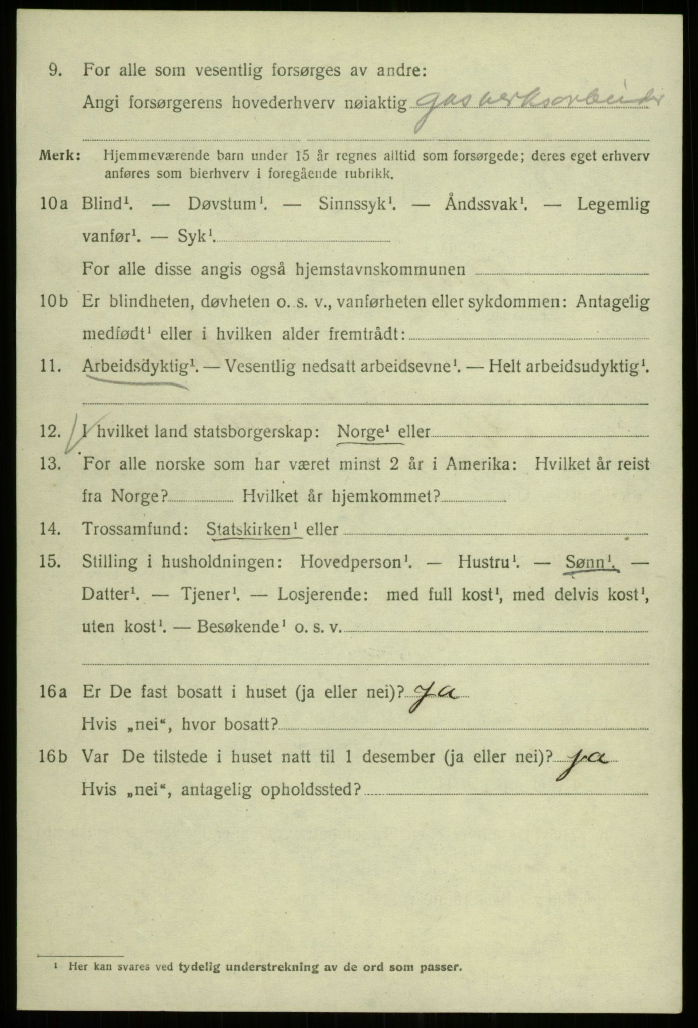 SAB, Folketelling 1920 for 1301 Bergen kjøpstad, 1920, s. 113564