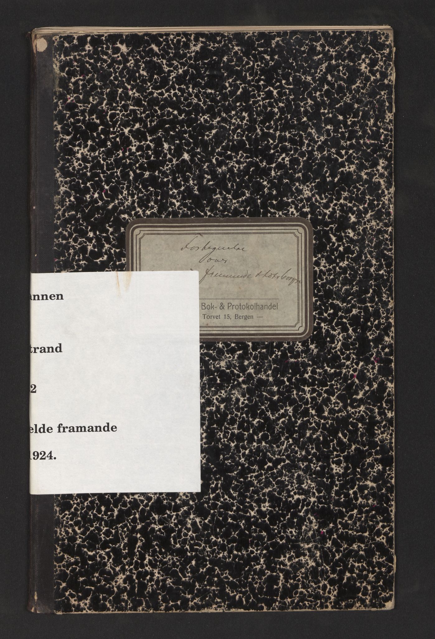 Lensmannen i Vossestrand, SAB/A-35901/0020/L0002: Liste over anmelde framande, 1915-1924