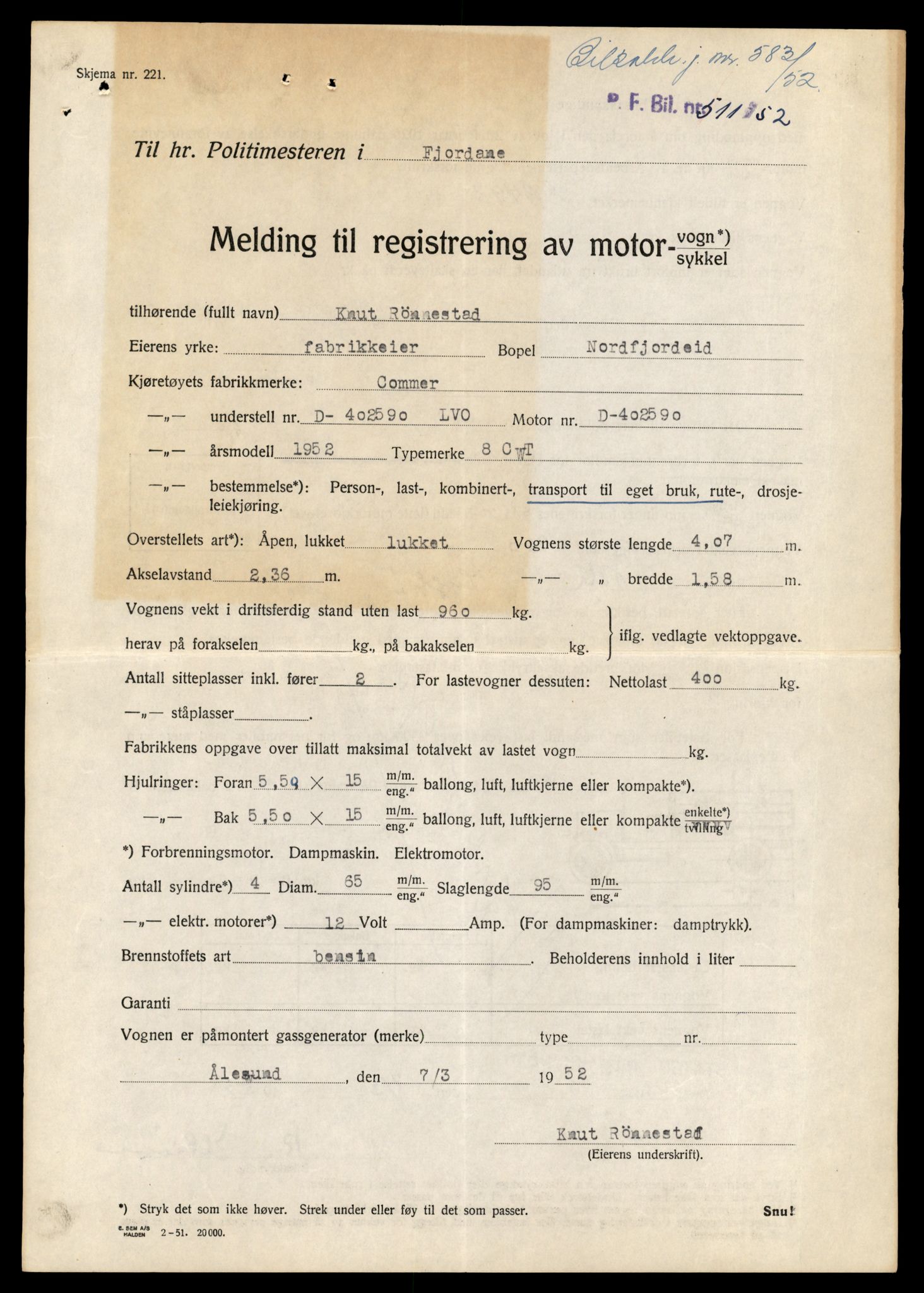 Møre og Romsdal vegkontor - Ålesund trafikkstasjon, AV/SAT-A-4099/F/Fe/L0048: Registreringskort for kjøretøy T 14721 - T 14863, 1927-1998, s. 866
