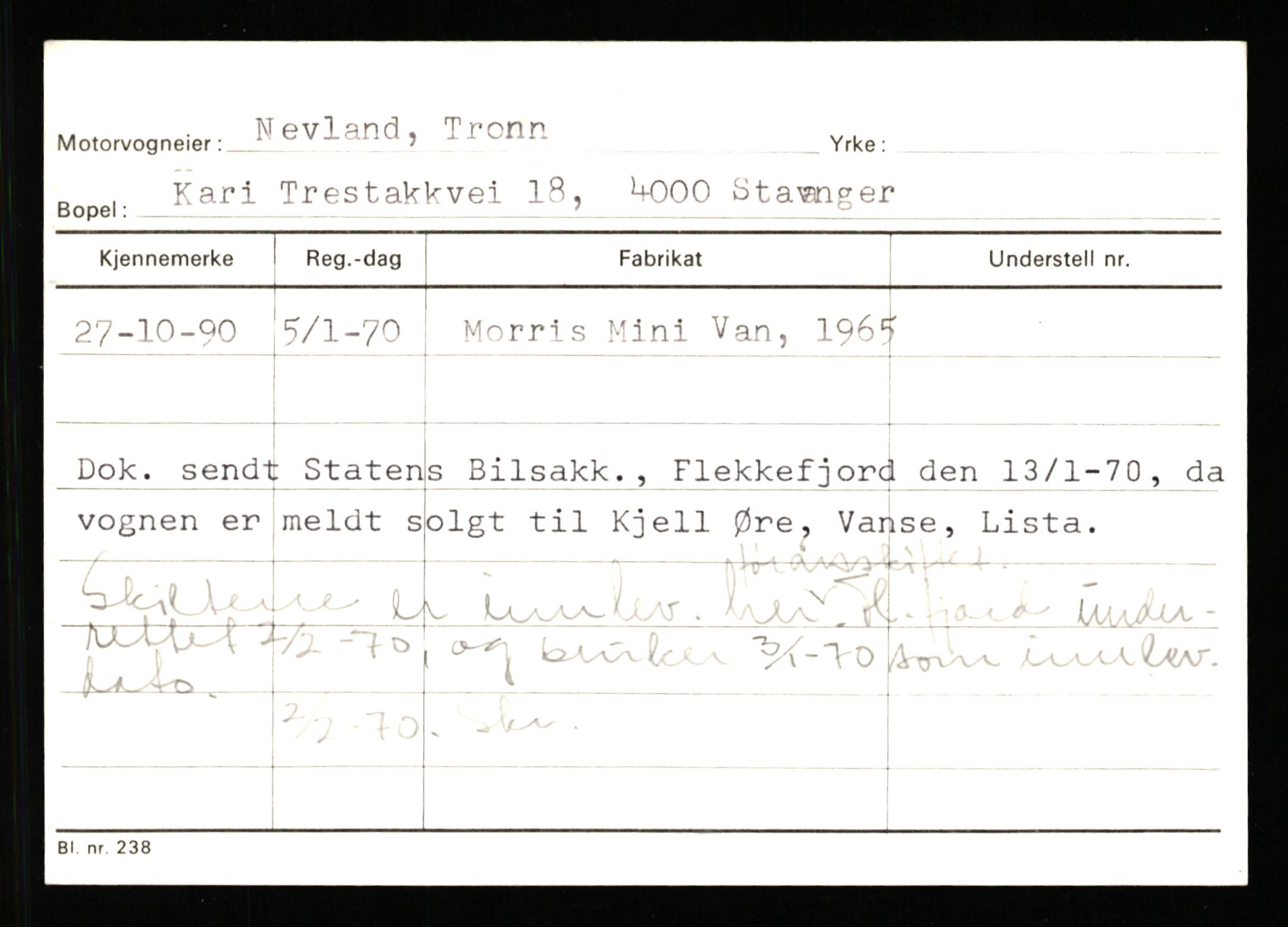 Stavanger trafikkstasjon, SAST/A-101942/0/G/L0011: Registreringsnummer: 240000 - 363477, 1930-1971, s. 955