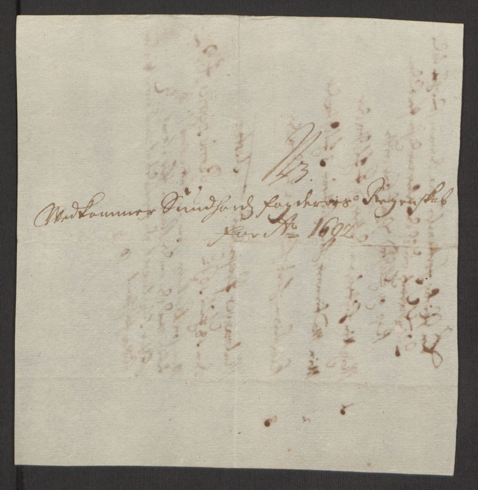 Rentekammeret inntil 1814, Reviderte regnskaper, Fogderegnskap, AV/RA-EA-4092/R48/L2973: Fogderegnskap Sunnhordland og Hardanger, 1691-1692, s. 406