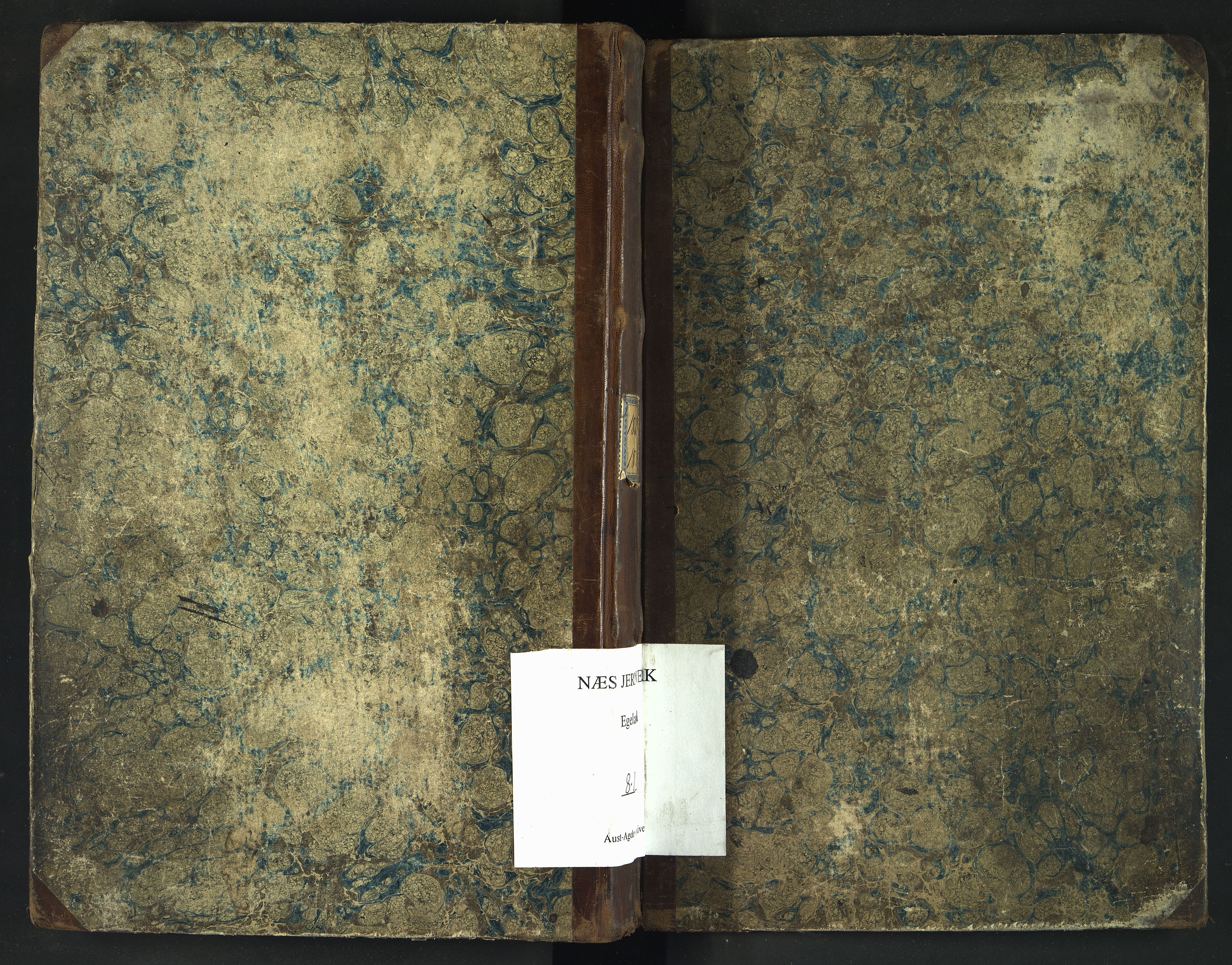 Egelands Verk, NESJ/NJM-002/08/L0011: Drift-journal konto nr. 1 og 2, 1869-1880