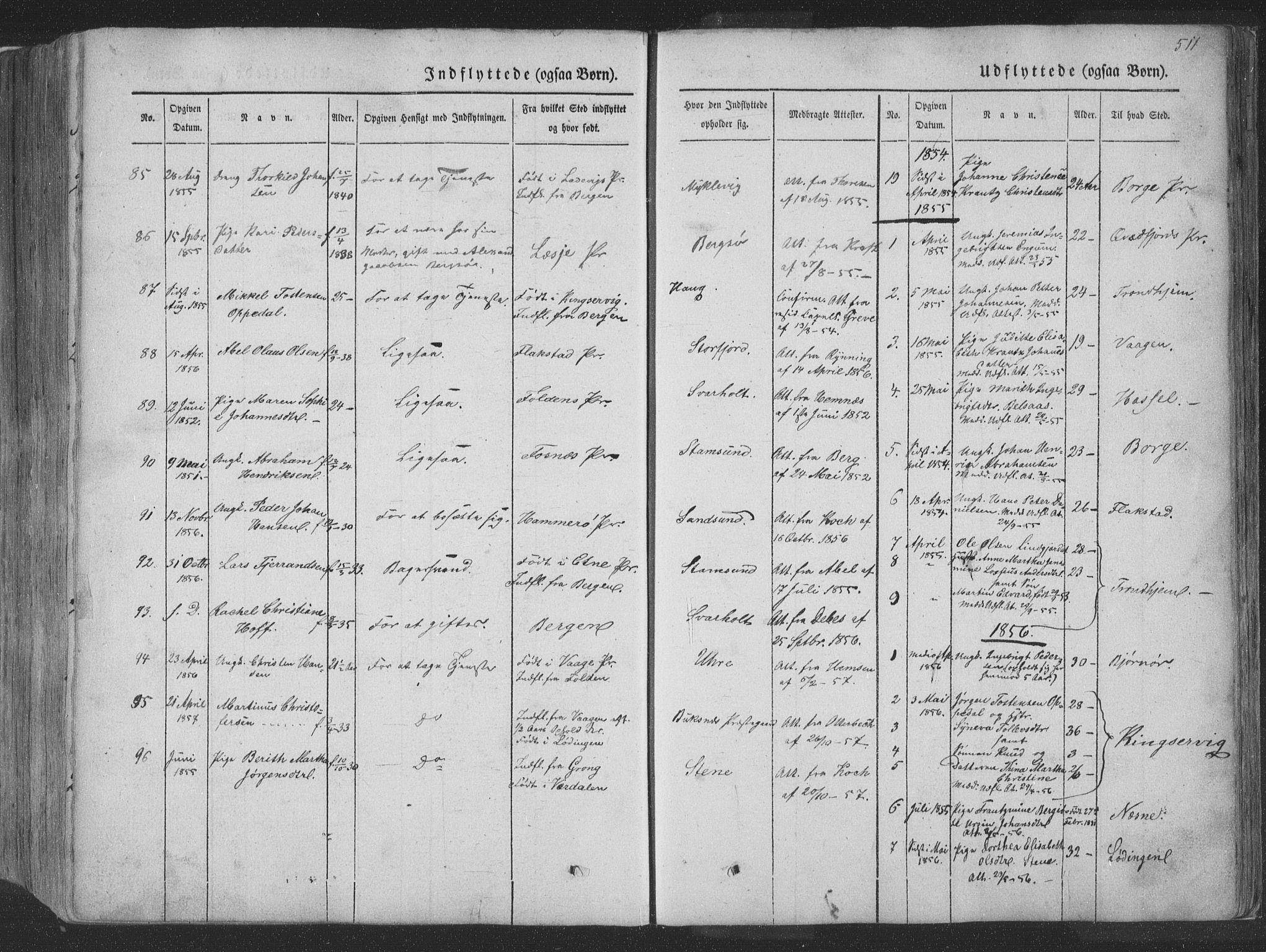 Ministerialprotokoller, klokkerbøker og fødselsregistre - Nordland, SAT/A-1459/881/L1165: Klokkerbok nr. 881C02, 1854-1876, s. 511
