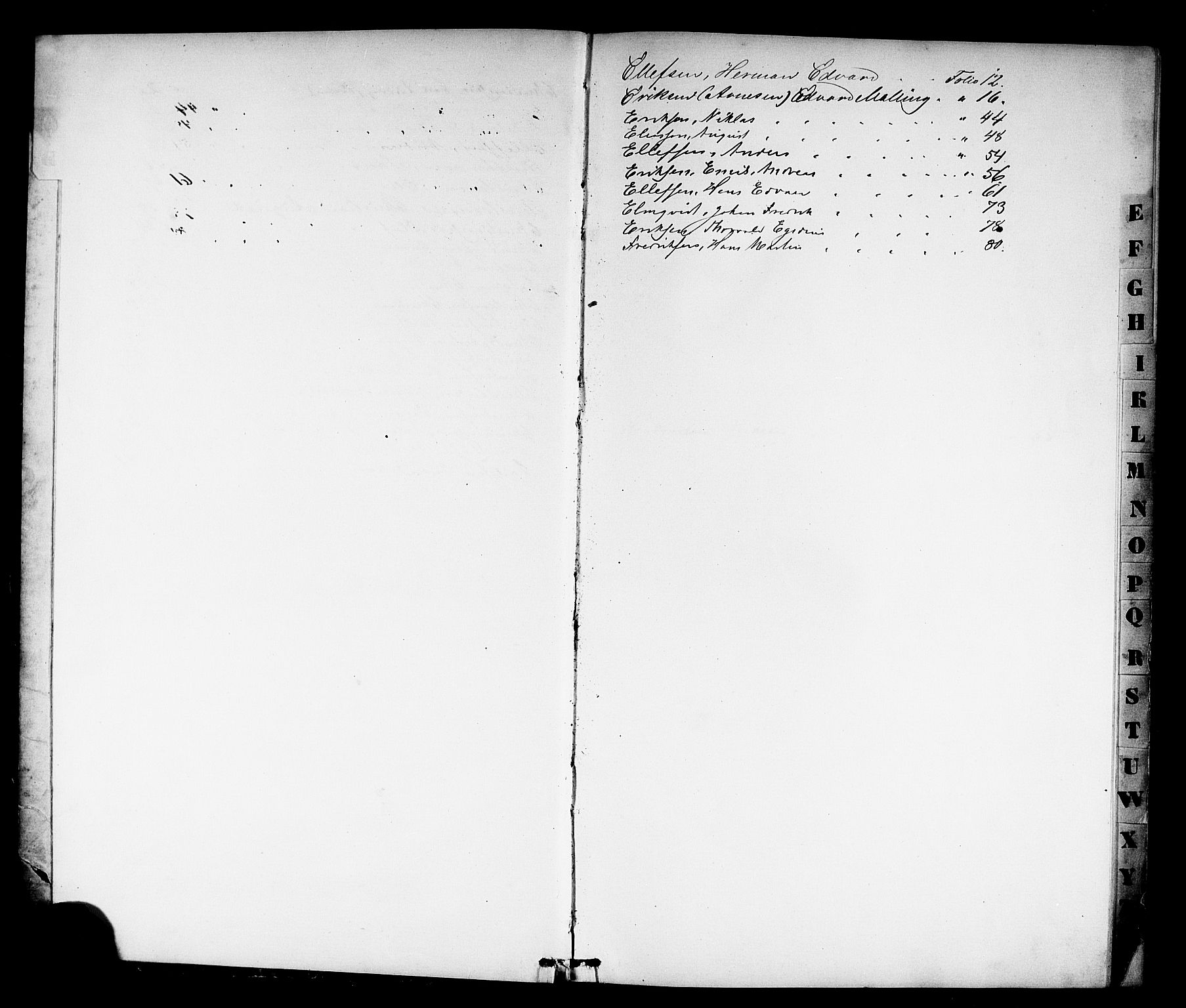 Horten innrulleringskontor, SAKO/A-785/F/Fb/L0001: Annotasjonsrulle, 1864-1868, s. 5
