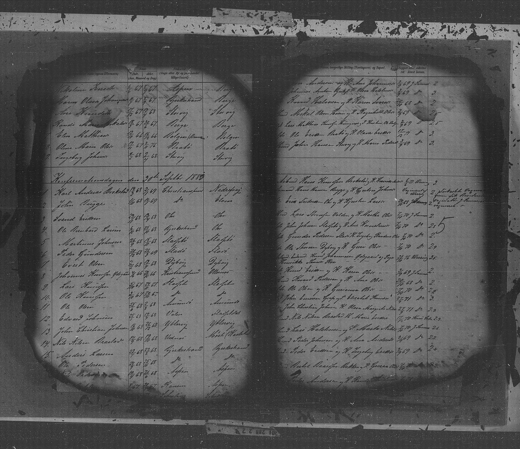 Kristiansund sokneprestkontor, AV/SAT-A-1068/1/I/I1: Klokkerbok nr. 31, 1880-1918, s. 5