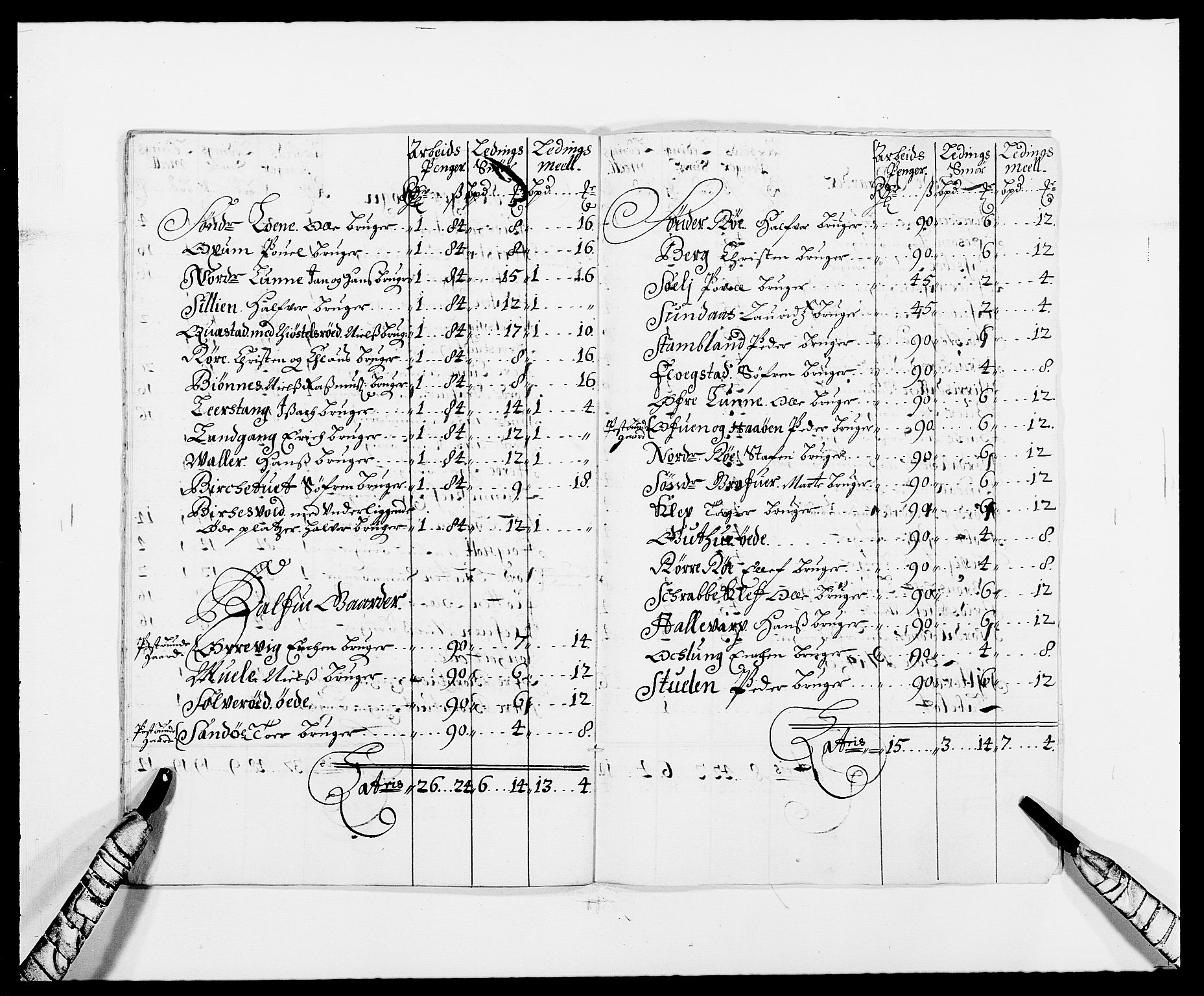 Rentekammeret inntil 1814, Reviderte regnskaper, Fogderegnskap, AV/RA-EA-4092/R34/L2049: Fogderegnskap Bamble, 1685-1687, s. 225