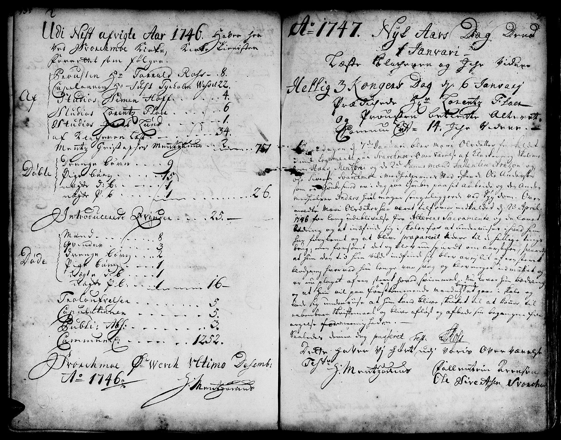 Ministerialprotokoller, klokkerbøker og fødselsregistre - Sør-Trøndelag, AV/SAT-A-1456/671/L0839: Ministerialbok nr. 671A01, 1730-1755, s. 335-336