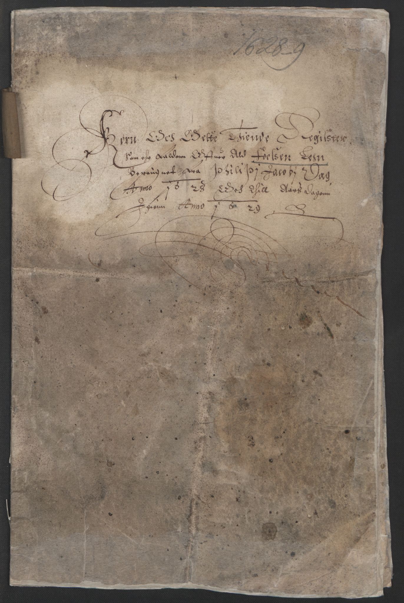 Rentekammeret inntil 1814, Reviderte regnskaper, Lensregnskaper, AV/RA-EA-5023/R/Rb/Rbw/L0037: Trondheim len, 1628-1629