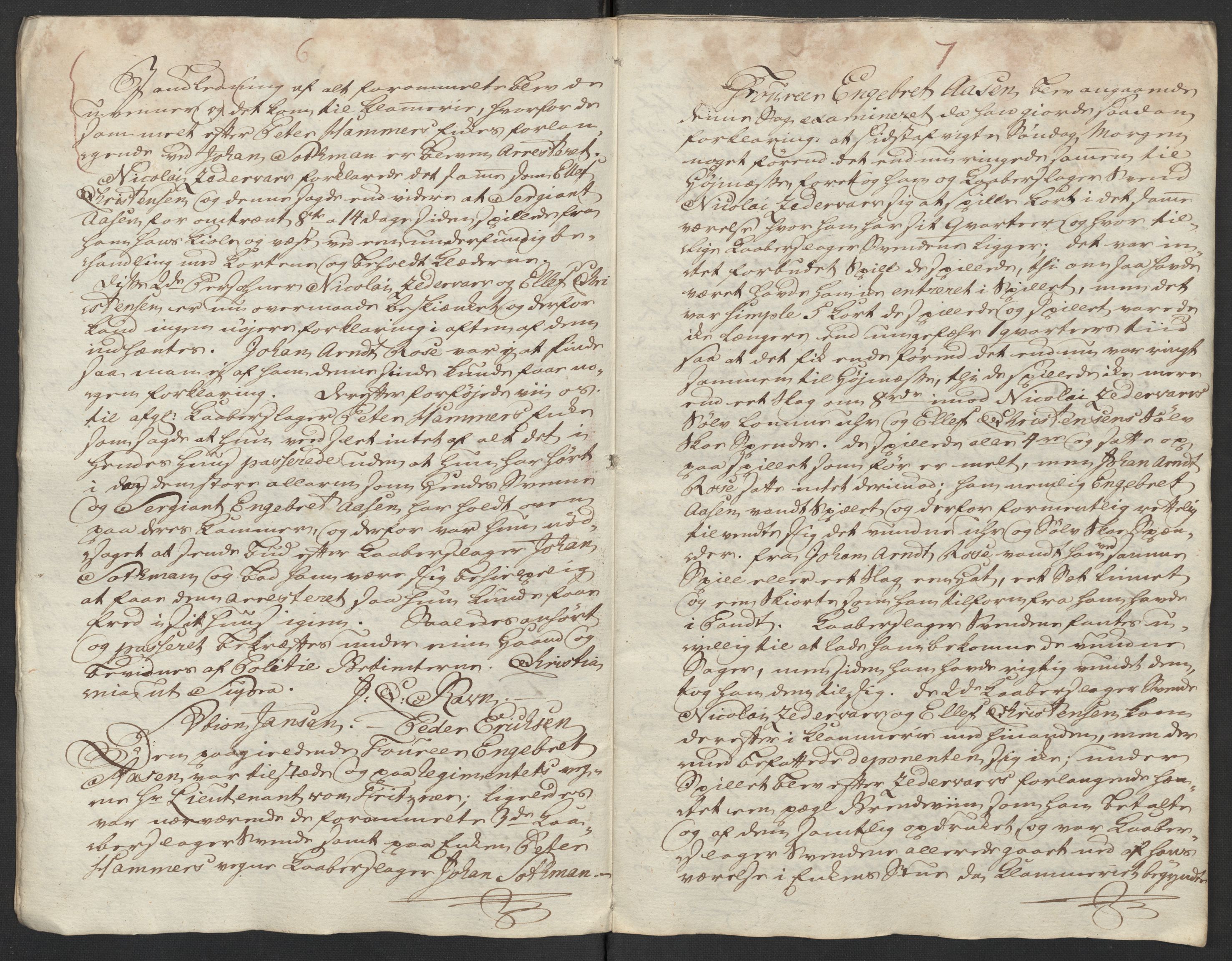 Kristiania stiftamt, SAO/A-10386/G/Gm/L0011: Domsakter og forhør, 1776, s. 311