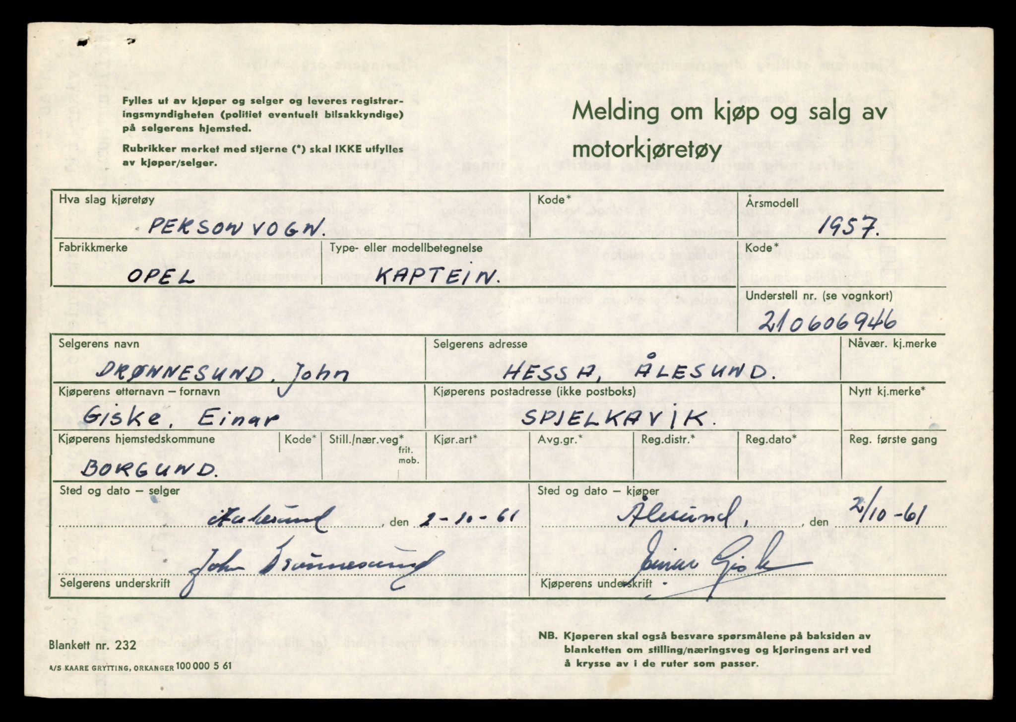 Møre og Romsdal vegkontor - Ålesund trafikkstasjon, AV/SAT-A-4099/F/Fe/L0042: Registreringskort for kjøretøy T 13906 - T 14079, 1927-1998, s. 1407