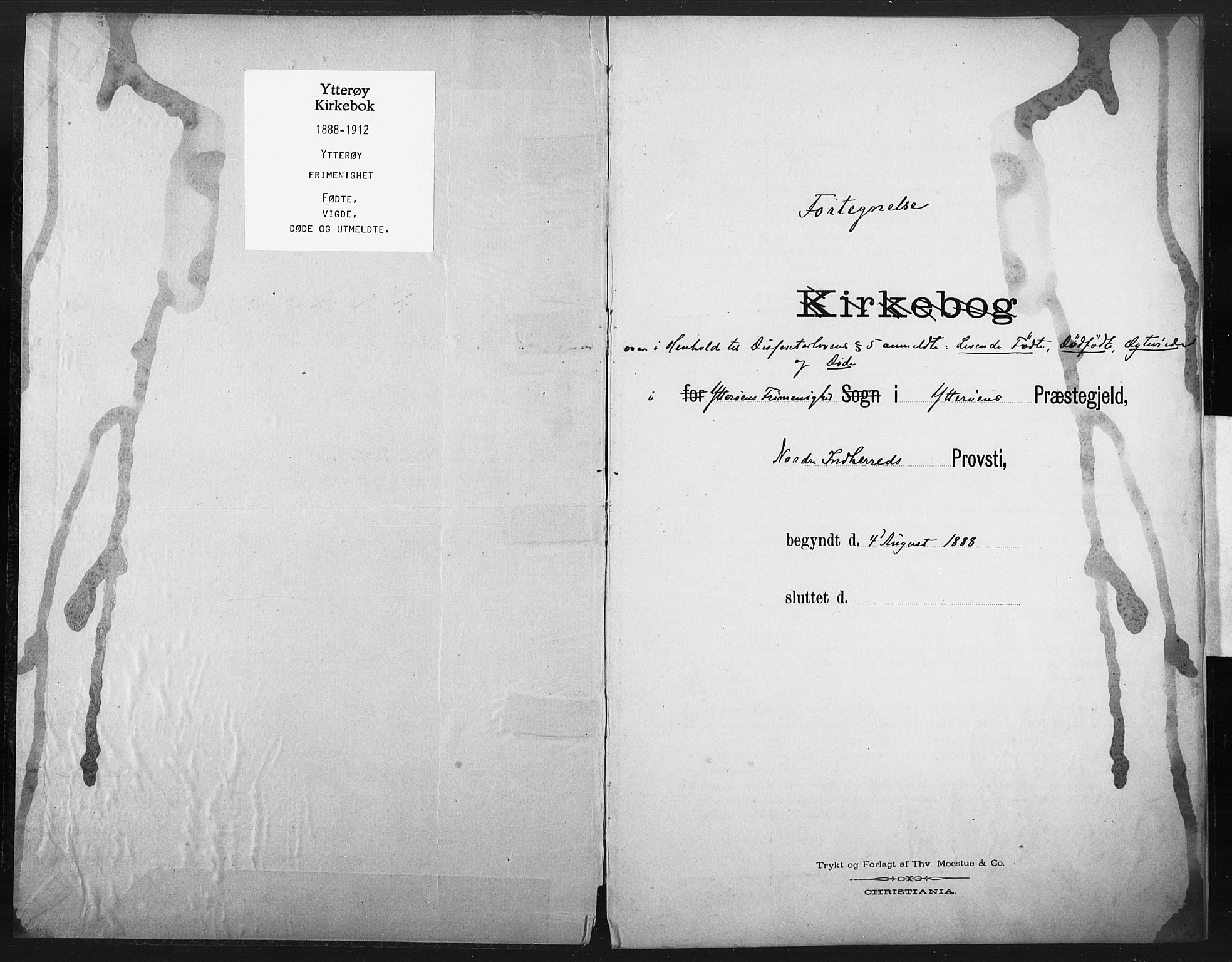 Ministerialprotokoller, klokkerbøker og fødselsregistre - Nord-Trøndelag, SAT/A-1458/722/L0221: Dissenterprotokoll nr. 722A08, 1888-1912