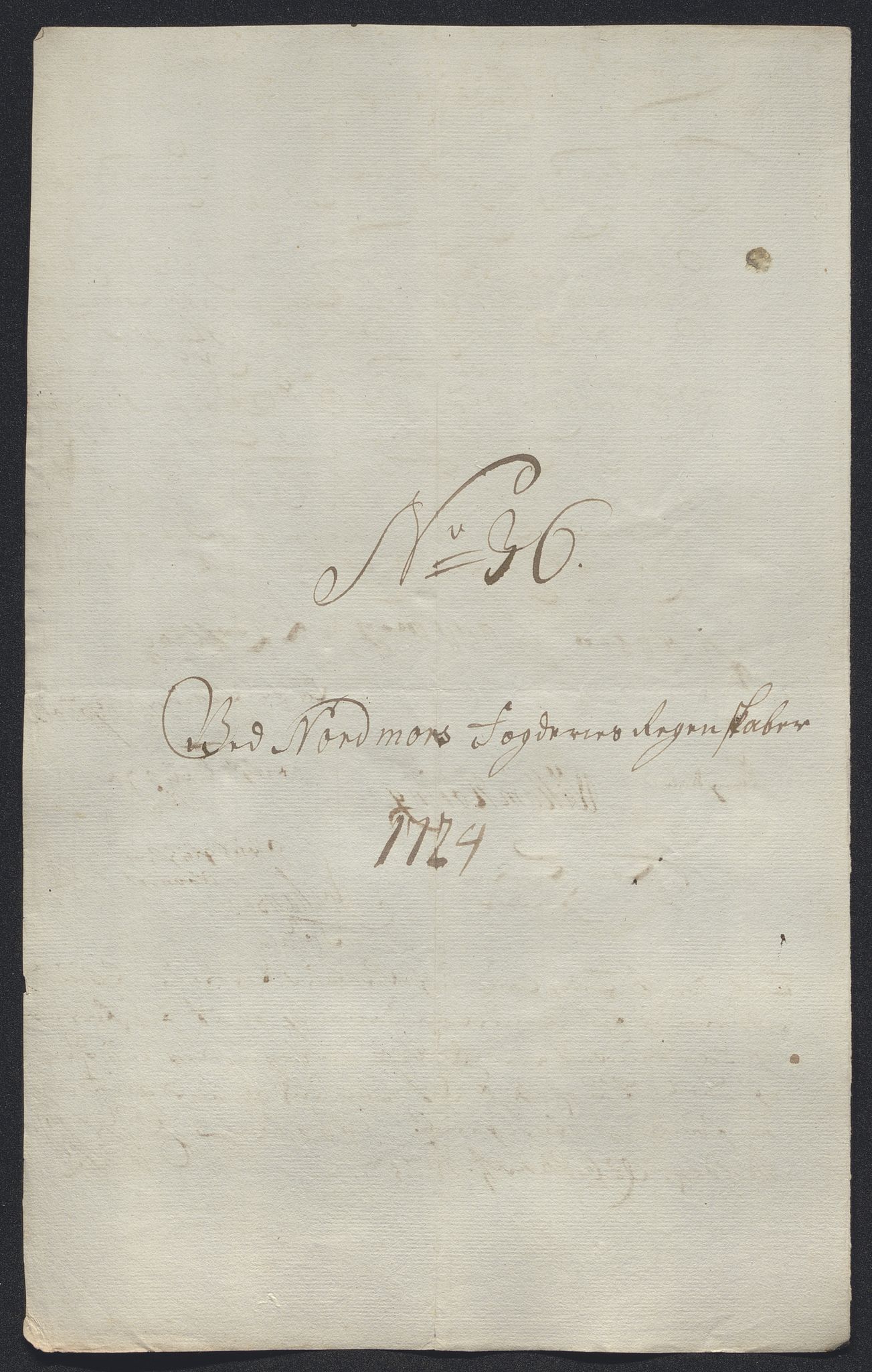 Rentekammeret inntil 1814, Reviderte regnskaper, Fogderegnskap, AV/RA-EA-4092/R56/L3757: Fogderegnskap Nordmøre, 1724, s. 256