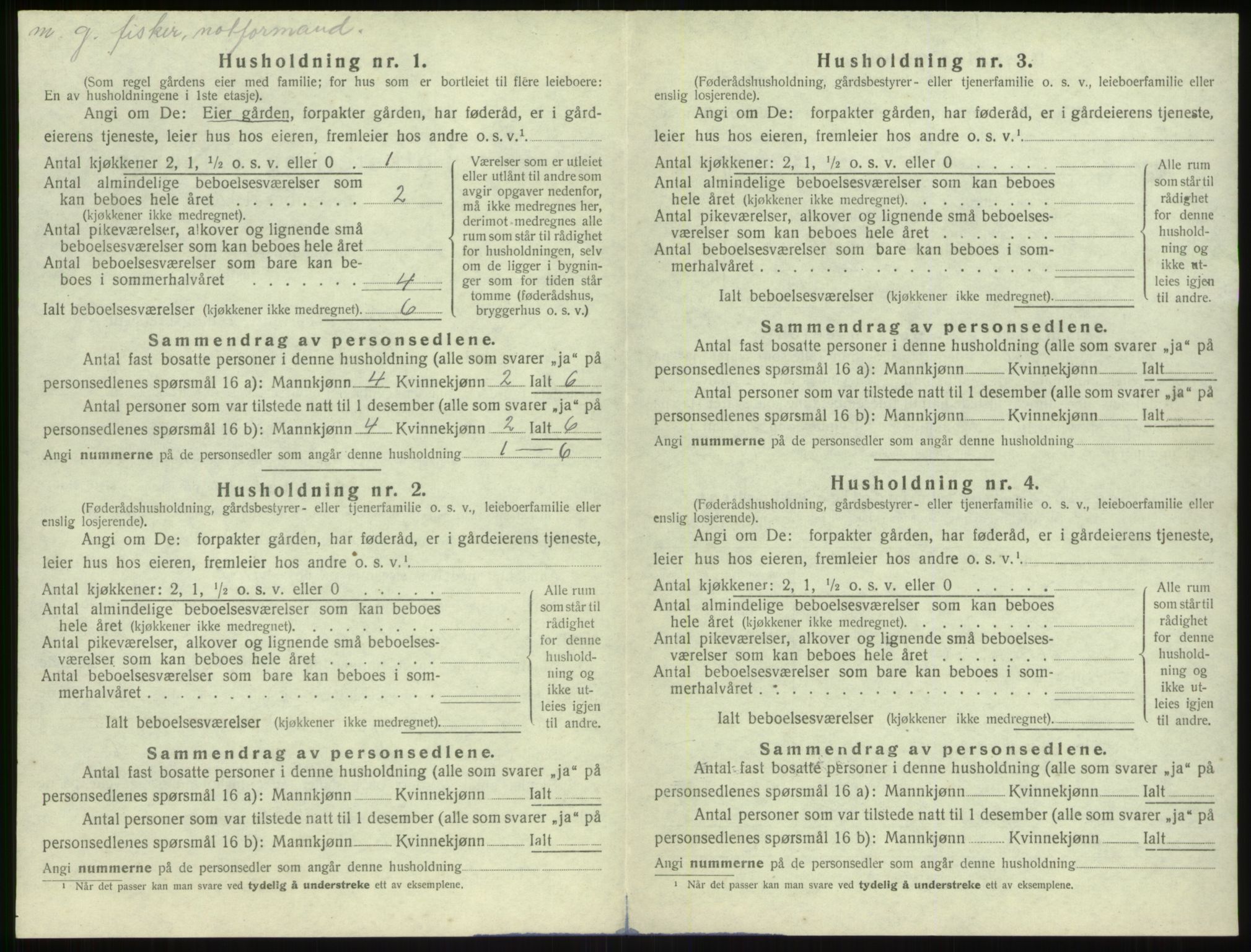 SAB, Folketelling 1920 for 1412 Solund herred, 1920, s. 318
