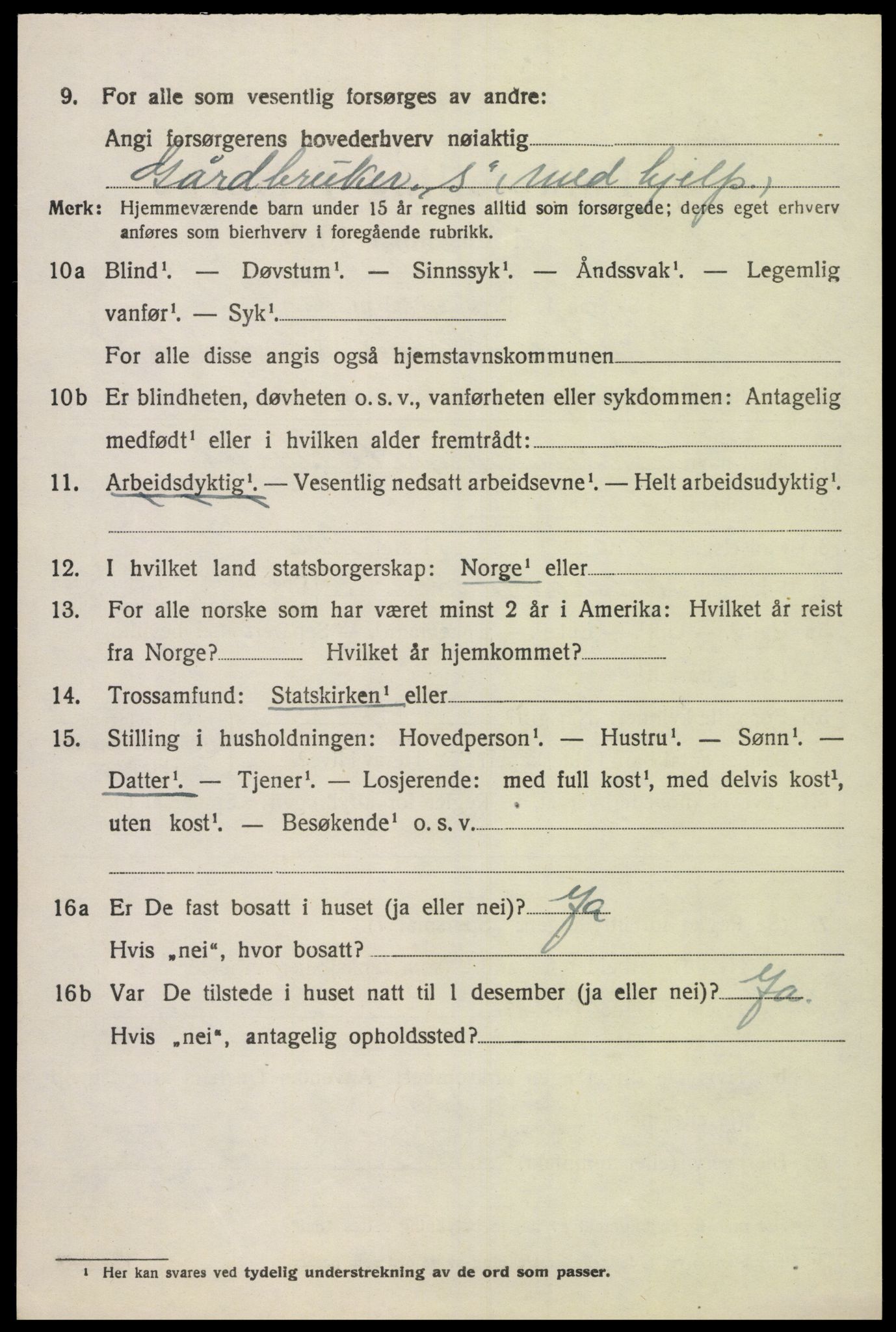 SAK, Folketelling 1920 for 1019 Halse og Harkmark herred, 1920, s. 7284