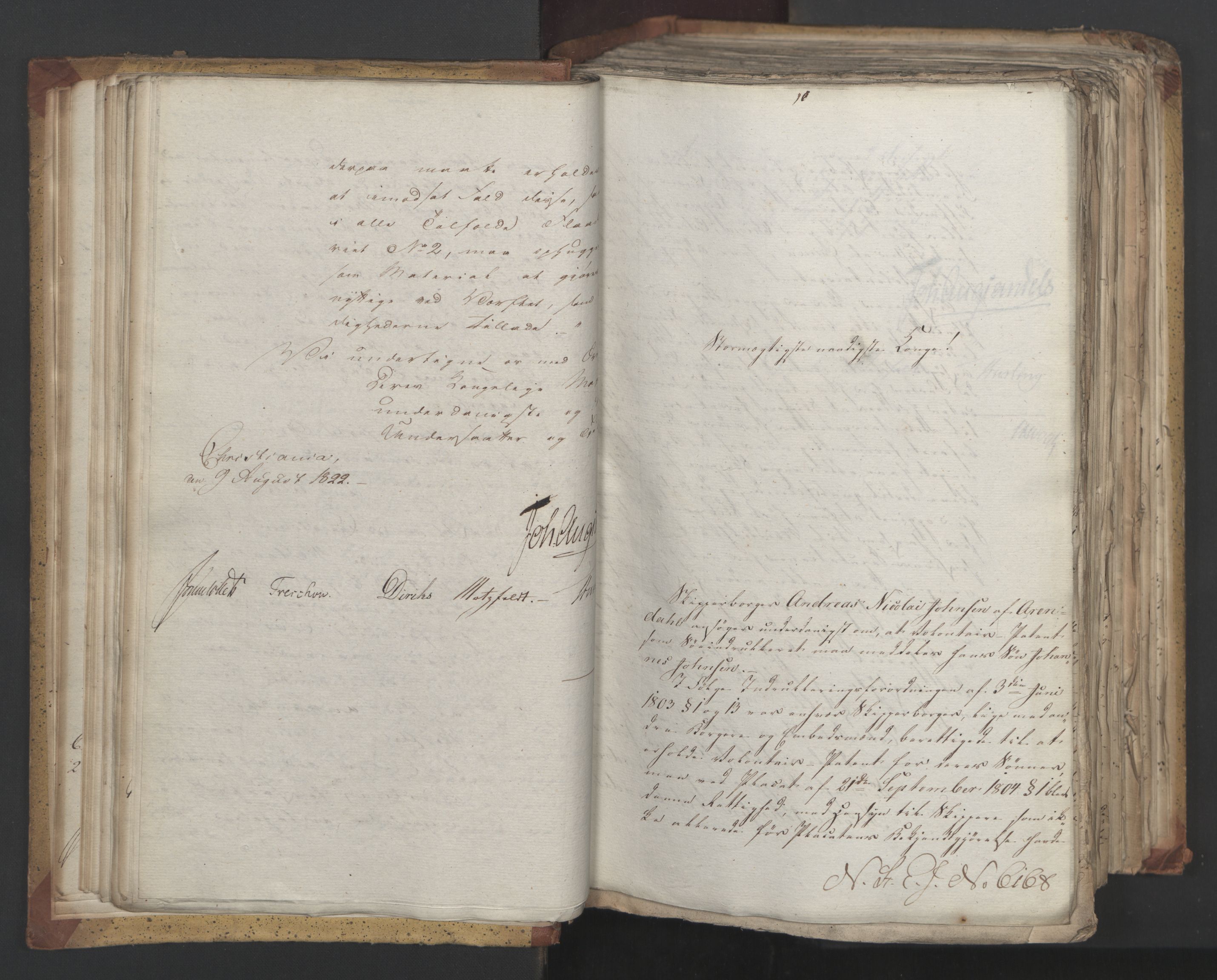 Statsrådsavdelingen i Stockholm, AV/RA-S-1003/D/Da/L0032: Regjeringsinnstillinger nr. 6140-6355, 1822, s. 57