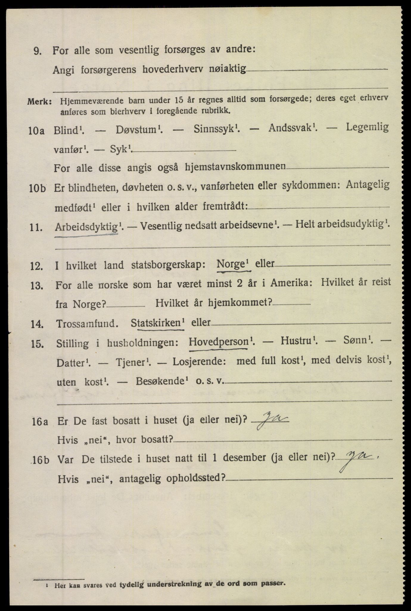 SAK, Folketelling 1920 for 0920 Øyestad herred, 1920, s. 5265