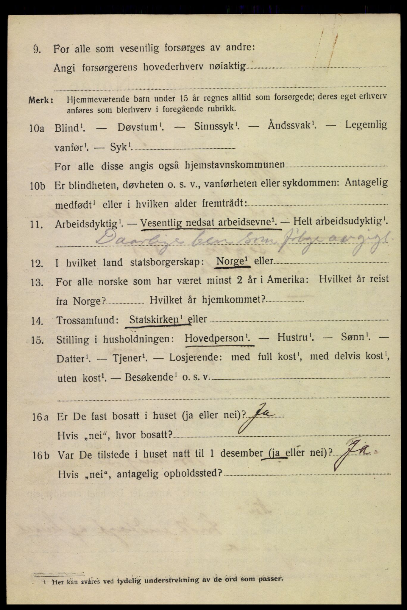 SAH, Folketelling 1920 for 0502 Gjøvik kjøpstad, 1920, s. 5463
