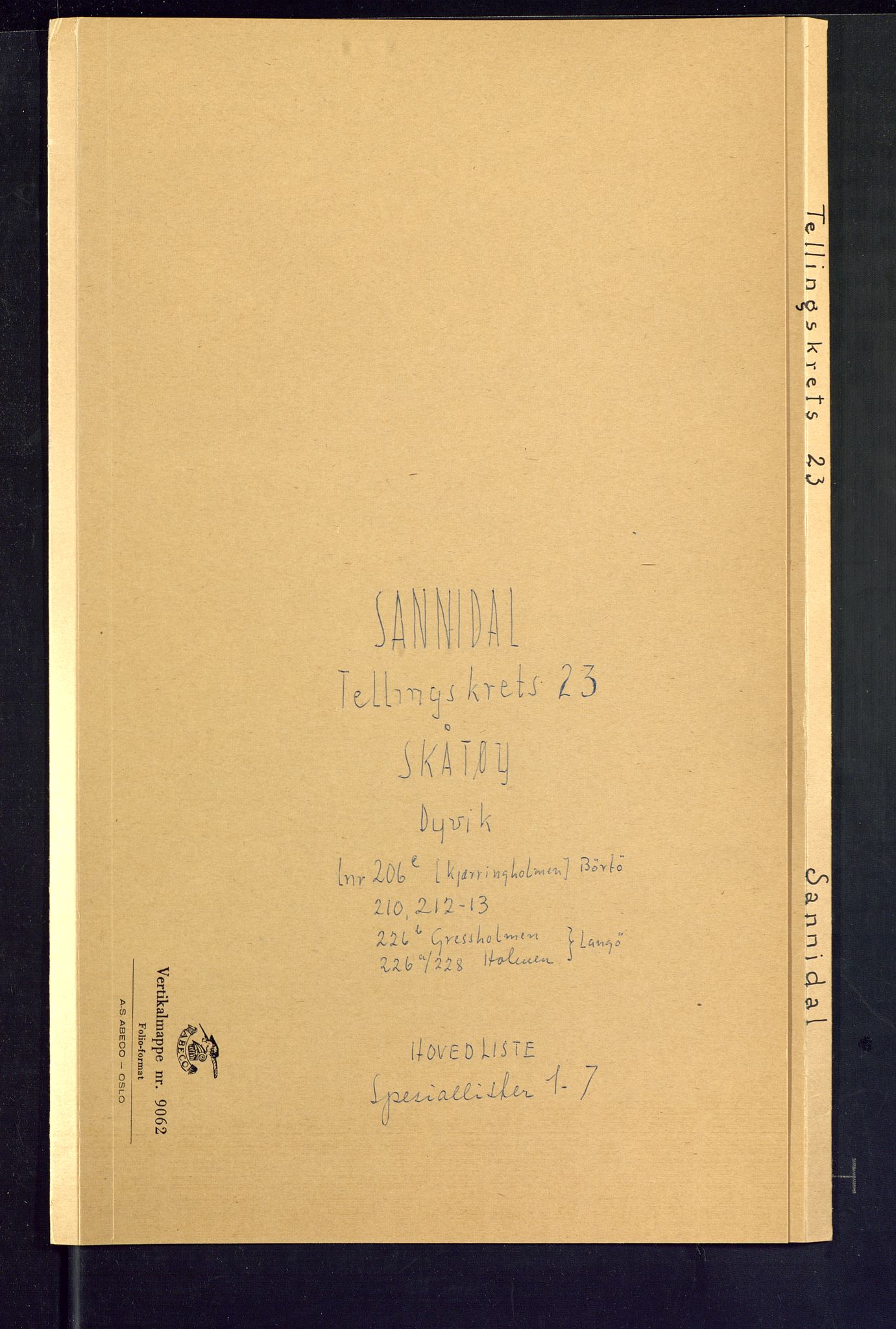 SAKO, Folketelling 1875 for 0816P Sannidal prestegjeld, 1875, s. 95