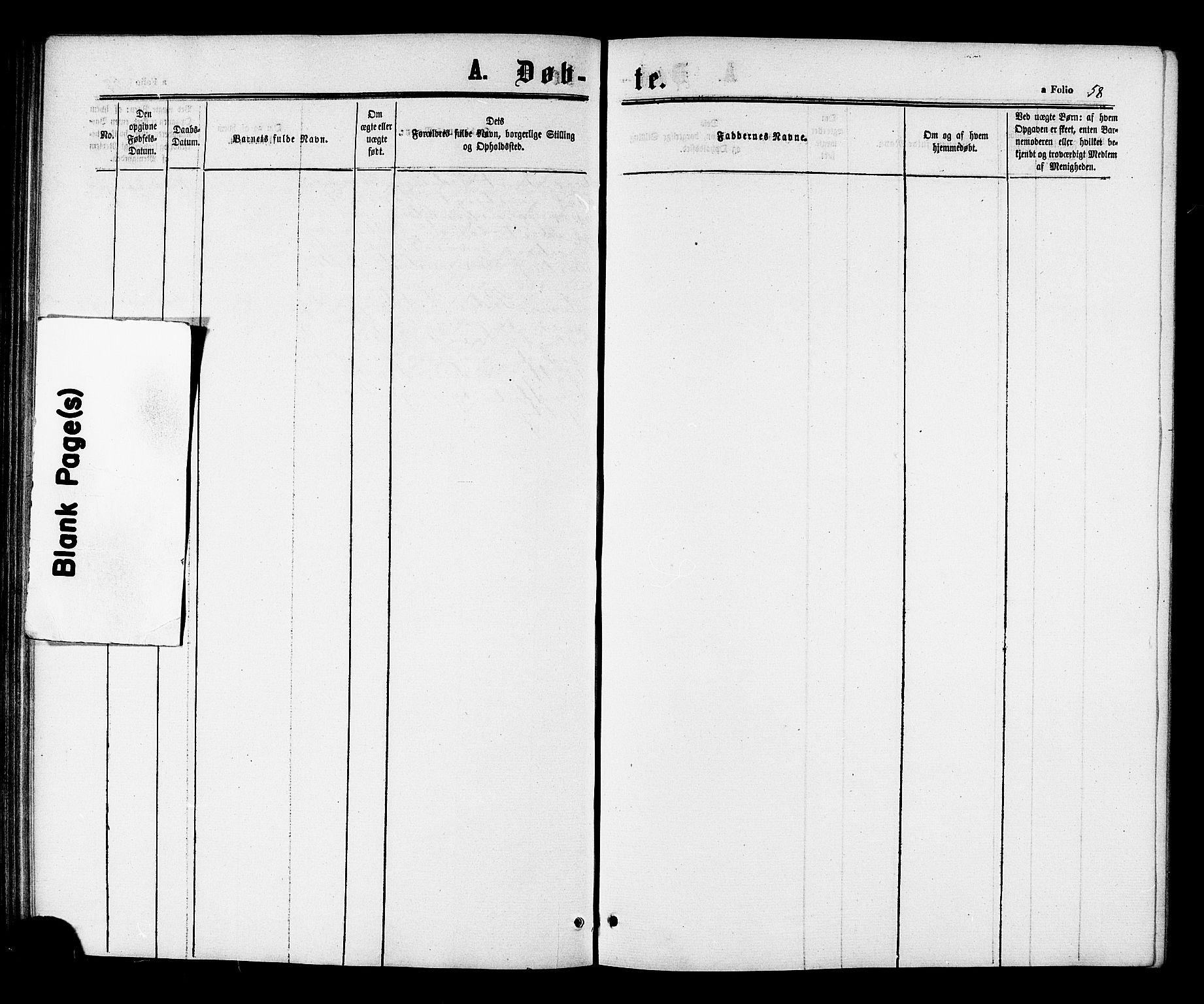 Ministerialprotokoller, klokkerbøker og fødselsregistre - Sør-Trøndelag, SAT/A-1456/698/L1163: Ministerialbok nr. 698A01, 1862-1887, s. 58