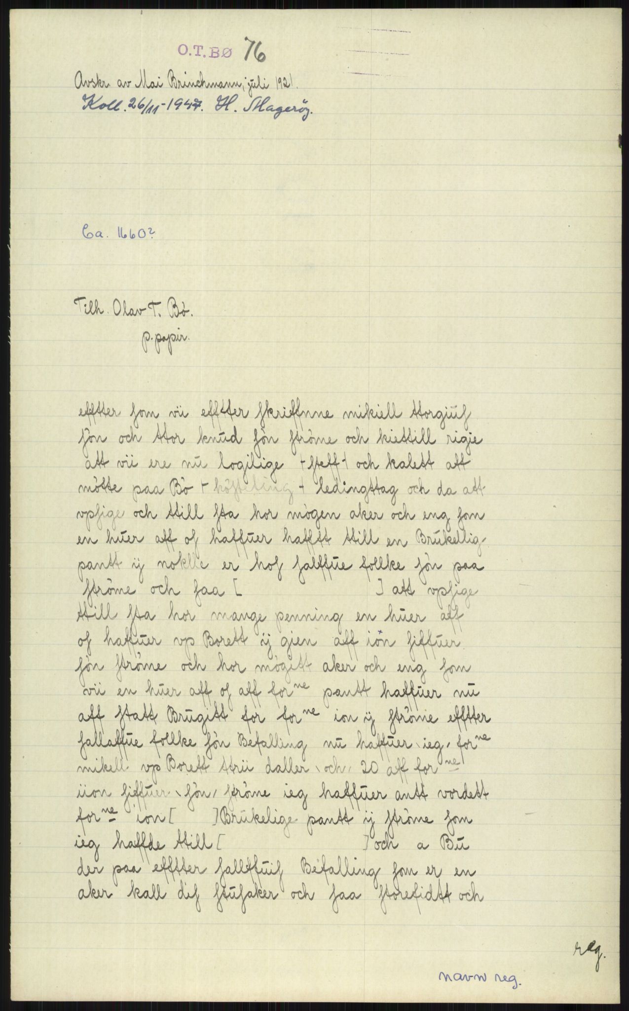 Samlinger til kildeutgivelse, Diplomavskriftsamlingen, AV/RA-EA-4053/H/Ha, s. 1048