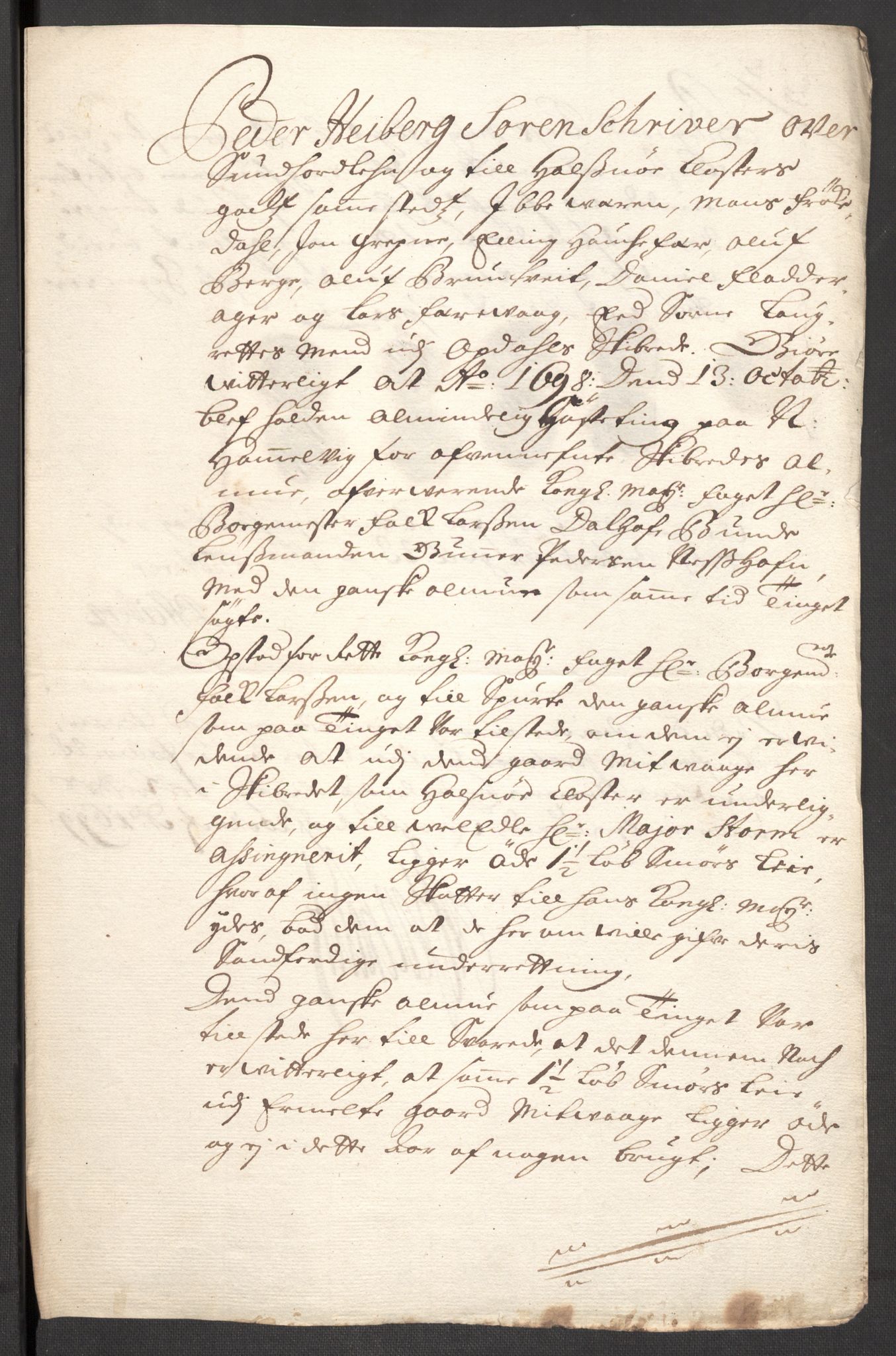 Rentekammeret inntil 1814, Reviderte regnskaper, Fogderegnskap, RA/EA-4092/R48/L2977: Fogderegnskap Sunnhordland og Hardanger, 1697-1698, s. 355