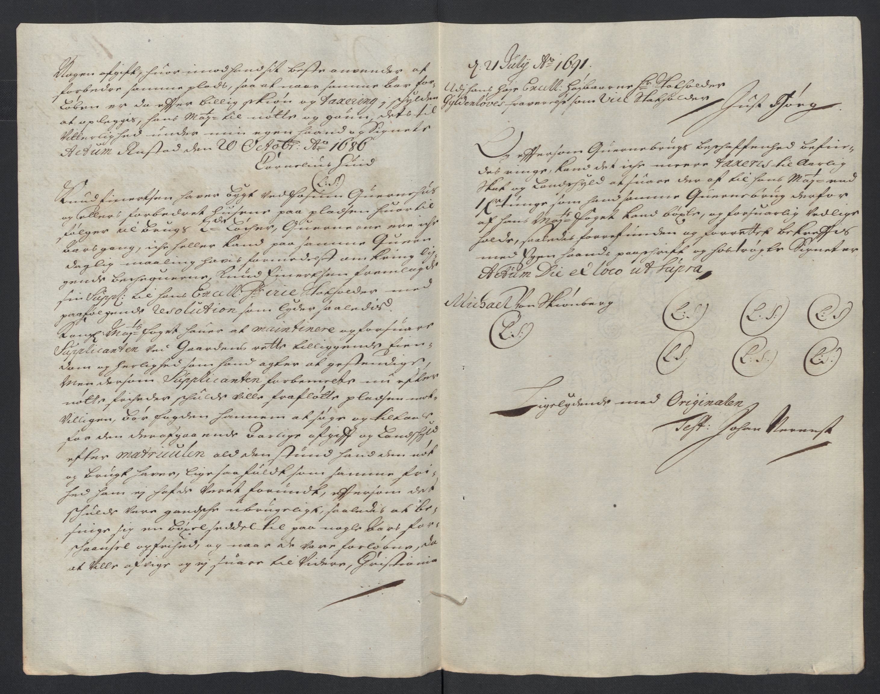 Rentekammeret inntil 1814, Reviderte regnskaper, Fogderegnskap, AV/RA-EA-4092/R18/L1295: Fogderegnskap Hadeland, Toten og Valdres, 1697, s. 244