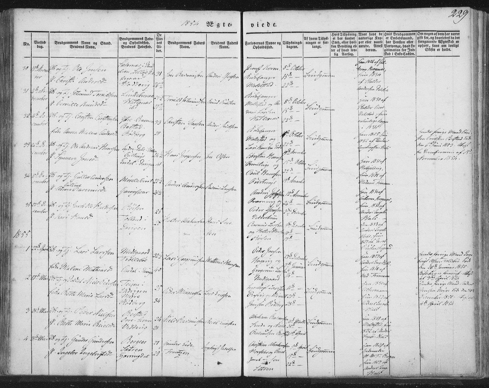 Selje sokneprestembete, AV/SAB-A-99938/H/Ha/Haa/Haaa: Ministerialbok nr. A 10, 1844-1858, s. 229