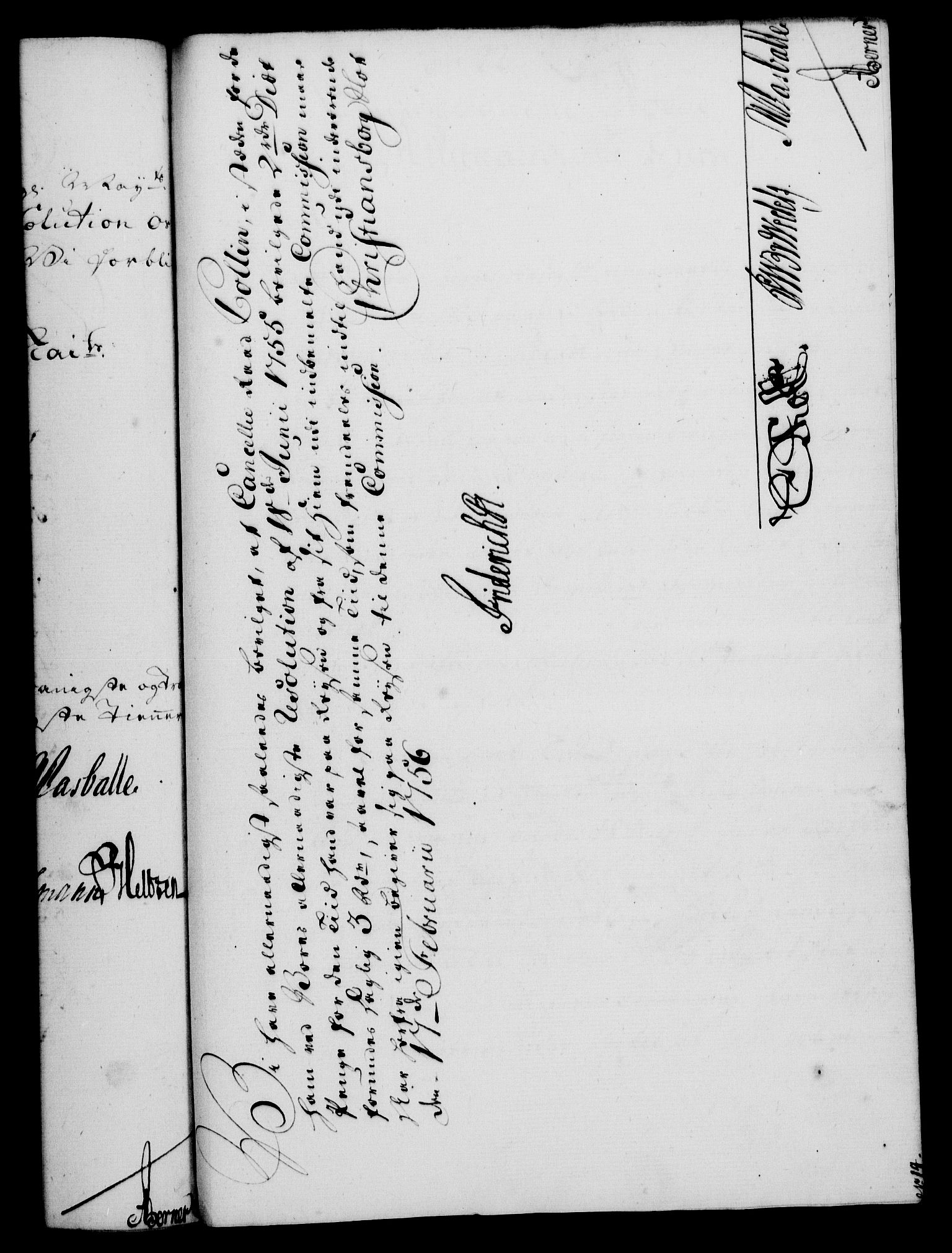 Rentekammeret, Kammerkanselliet, RA/EA-3111/G/Gf/Gfa/L0038: Norsk relasjons- og resolusjonsprotokoll (merket RK 52.38), 1756, s. 116