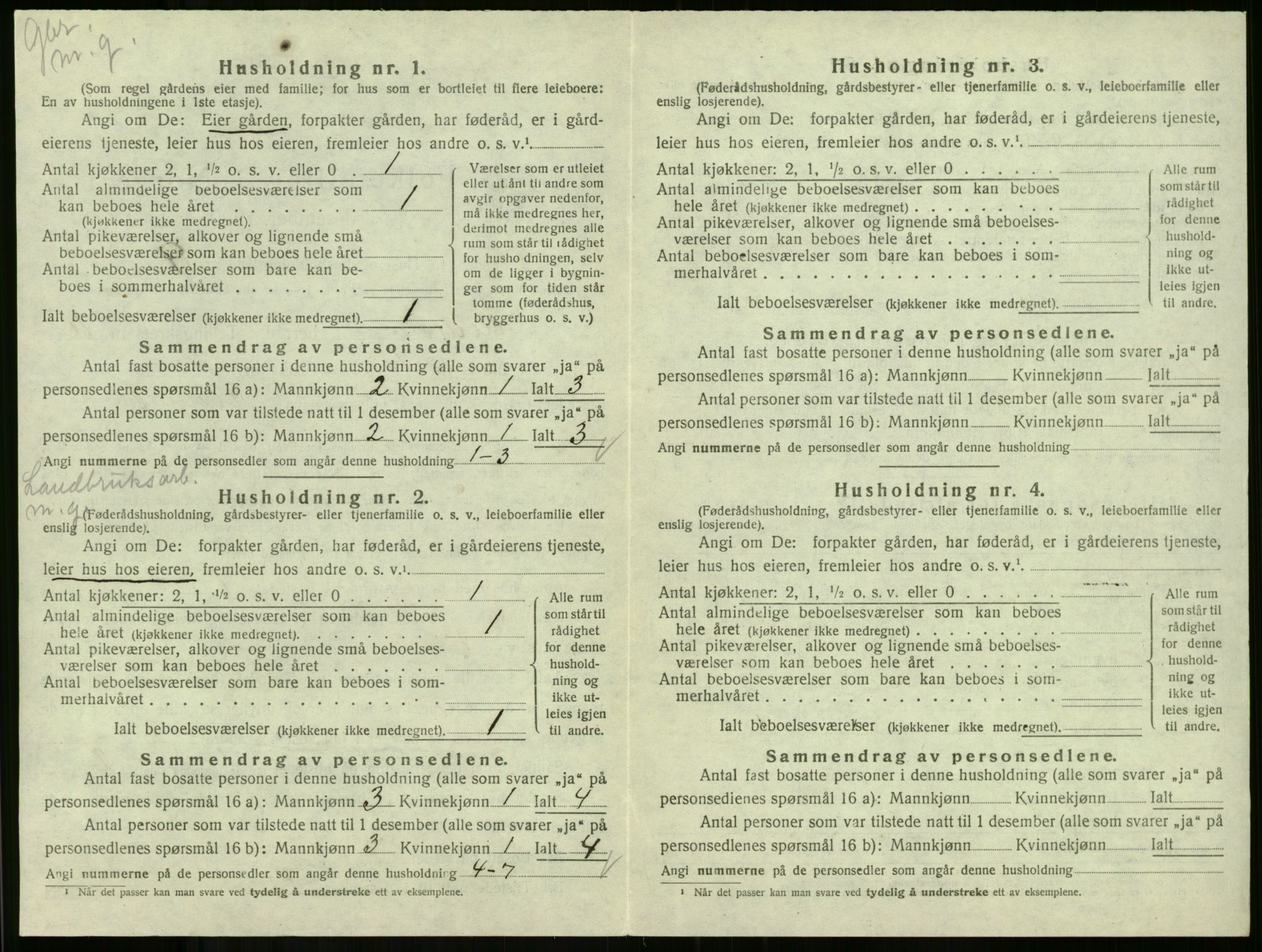 SAKO, Folketelling 1920 for 0719 Andebu herred, 1920, s. 889