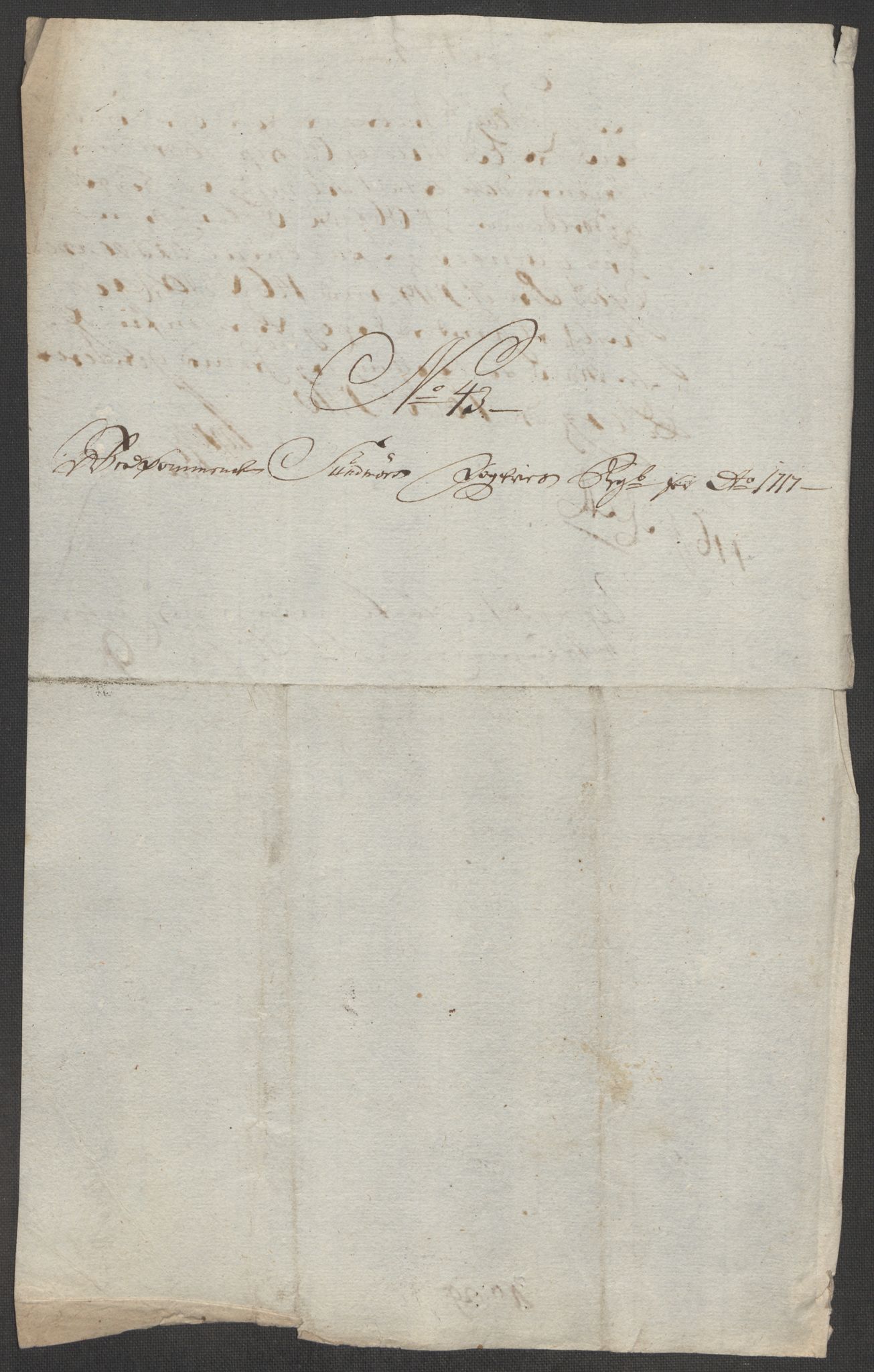 Rentekammeret inntil 1814, Reviderte regnskaper, Fogderegnskap, AV/RA-EA-4092/R54/L3569: Fogderegnskap Sunnmøre, 1717, s. 329