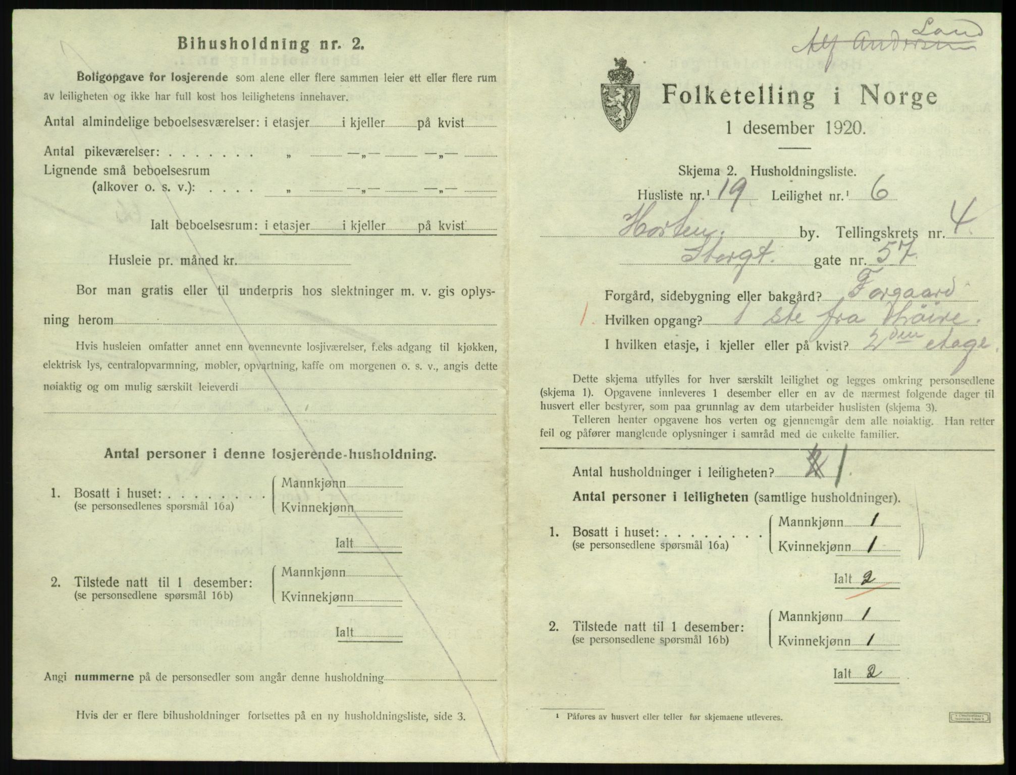 SAKO, Folketelling 1920 for 0703 Horten kjøpstad, 1920, s. 4891