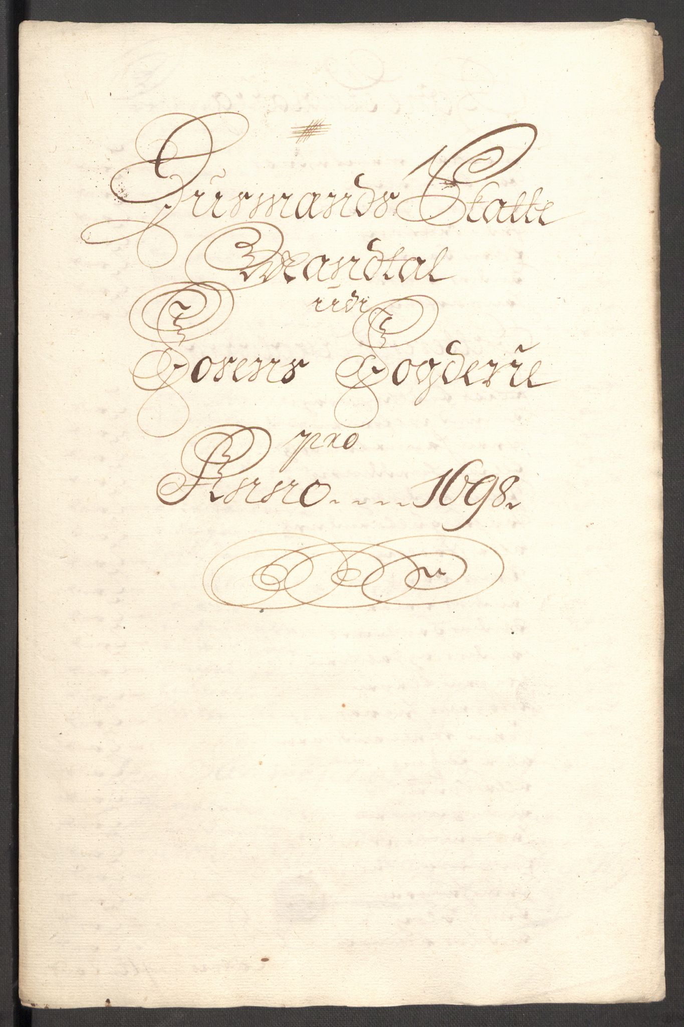 Rentekammeret inntil 1814, Reviderte regnskaper, Fogderegnskap, RA/EA-4092/R57/L3853: Fogderegnskap Fosen, 1698-1699, s. 160