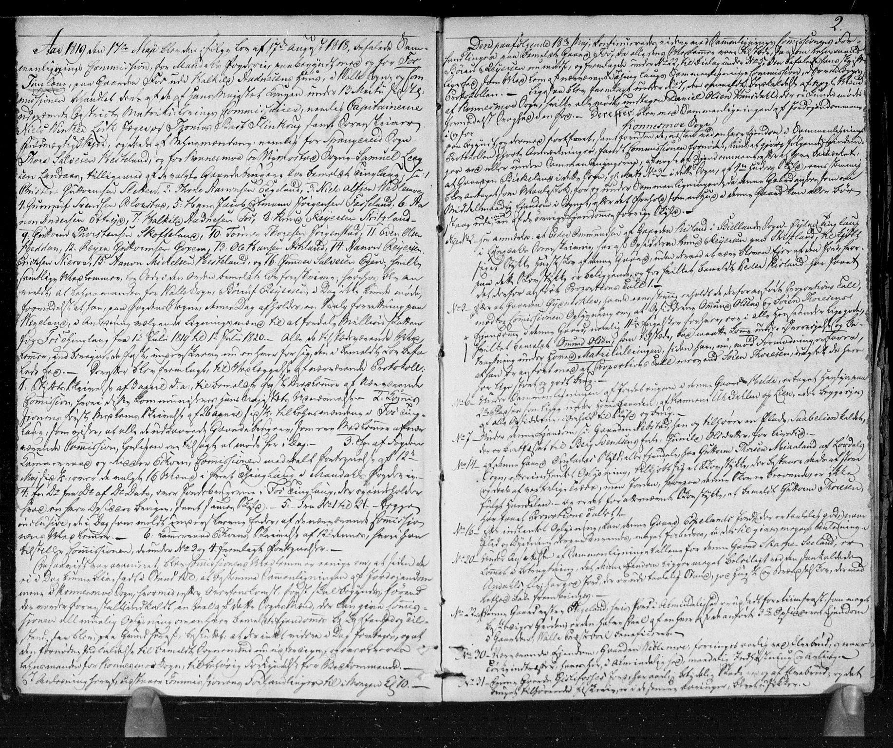 Hovedmatrikkelkommisjonen, AV/RA-S-1529, 1819-1835