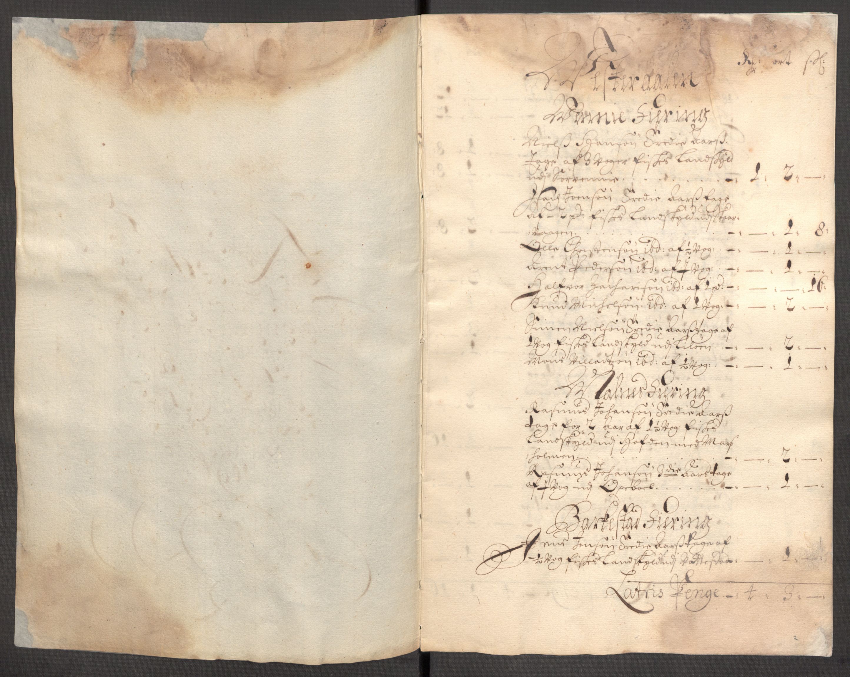 Rentekammeret inntil 1814, Reviderte regnskaper, Fogderegnskap, AV/RA-EA-4092/R67/L4678: Fogderegnskap Vesterålen, Andenes og Lofoten, 1696-1708, s. 113