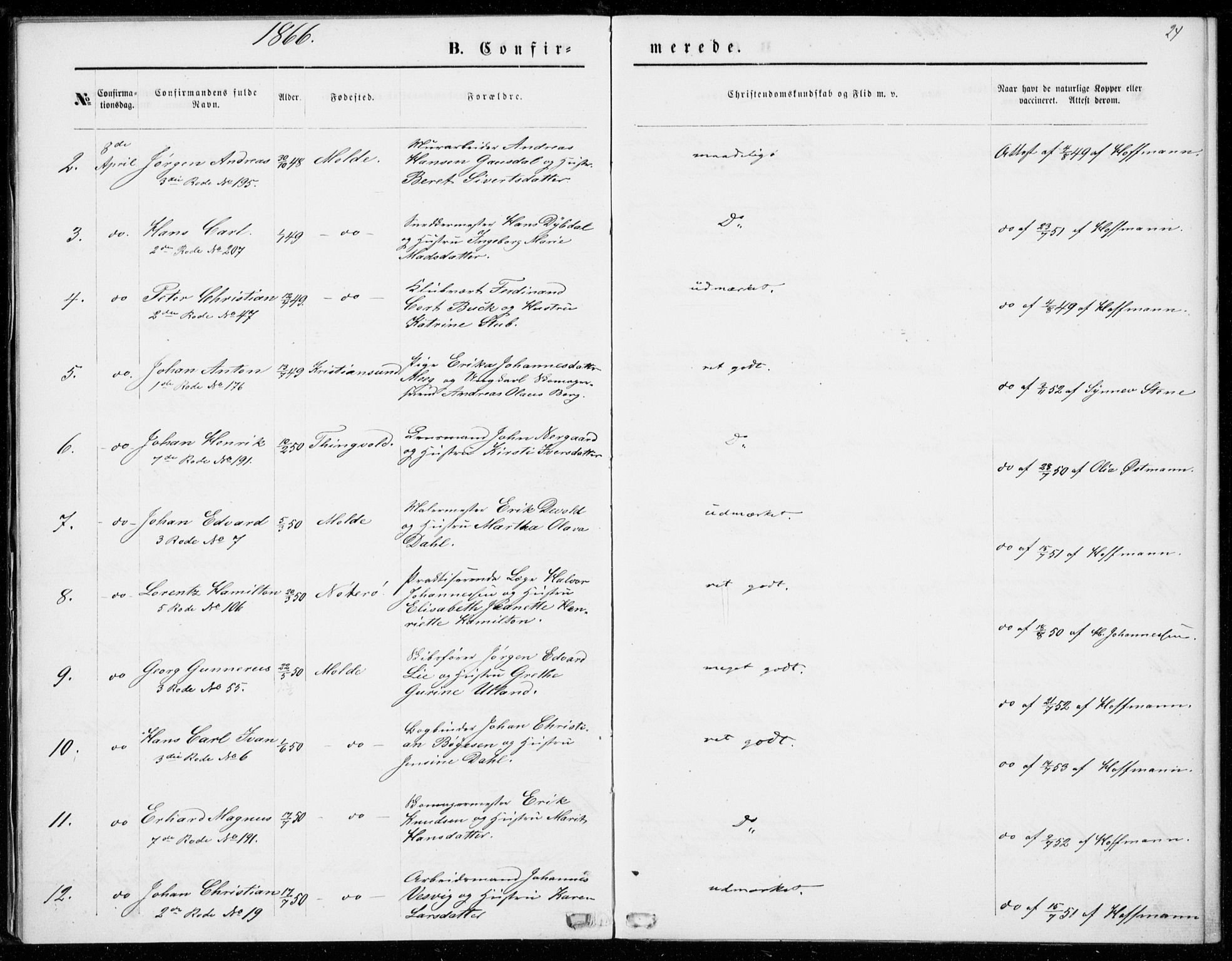 Ministerialprotokoller, klokkerbøker og fødselsregistre - Møre og Romsdal, SAT/A-1454/558/L0690: Ministerialbok nr. 558A04, 1864-1872, s. 24