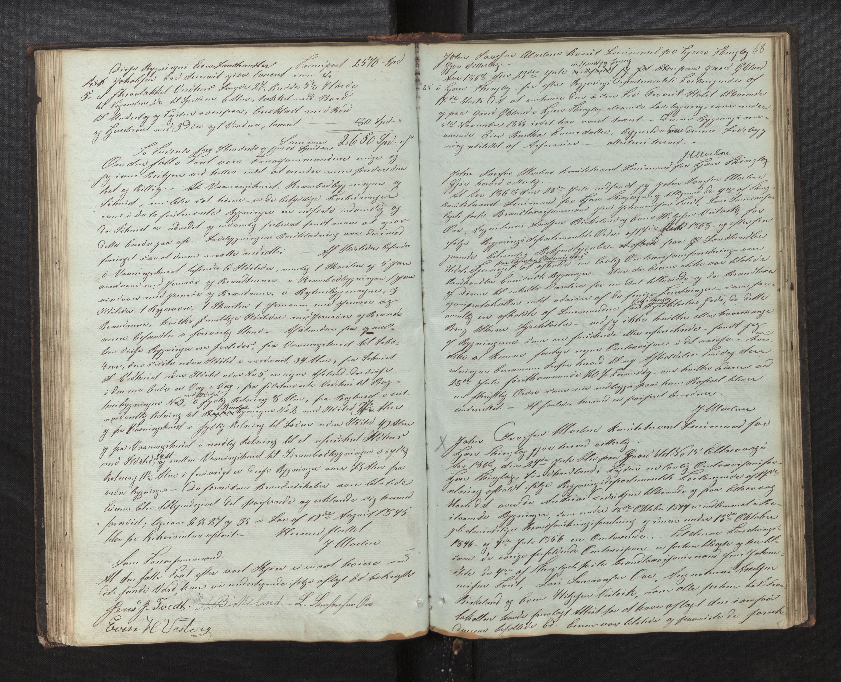 Lensmannen i Sveio, AV/SAB-A-35301/0012/L0001: Branntakstprotokoll, 1846-1874, s. 67b-68a