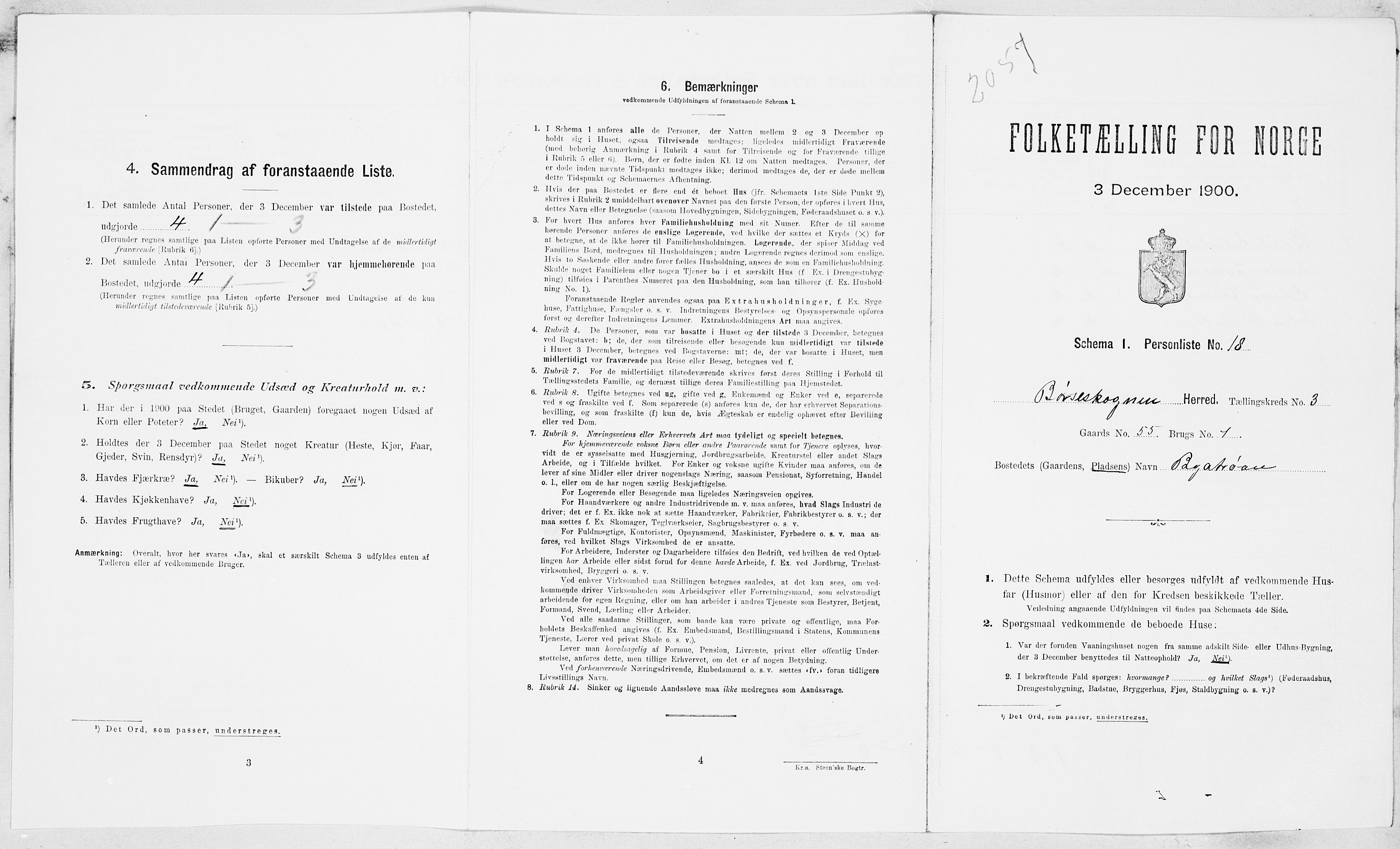 SAT, Folketelling 1900 for 1657 Børseskogn herred, 1900, s. 403