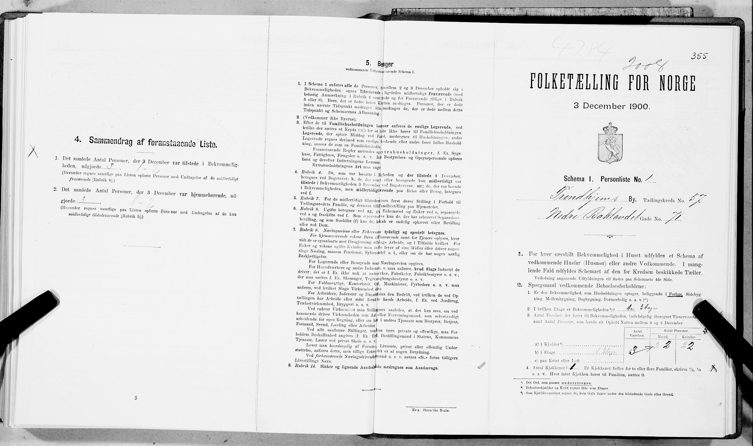 SAT, Folketelling 1900 for 1601 Trondheim kjøpstad, 1900, s. 9812
