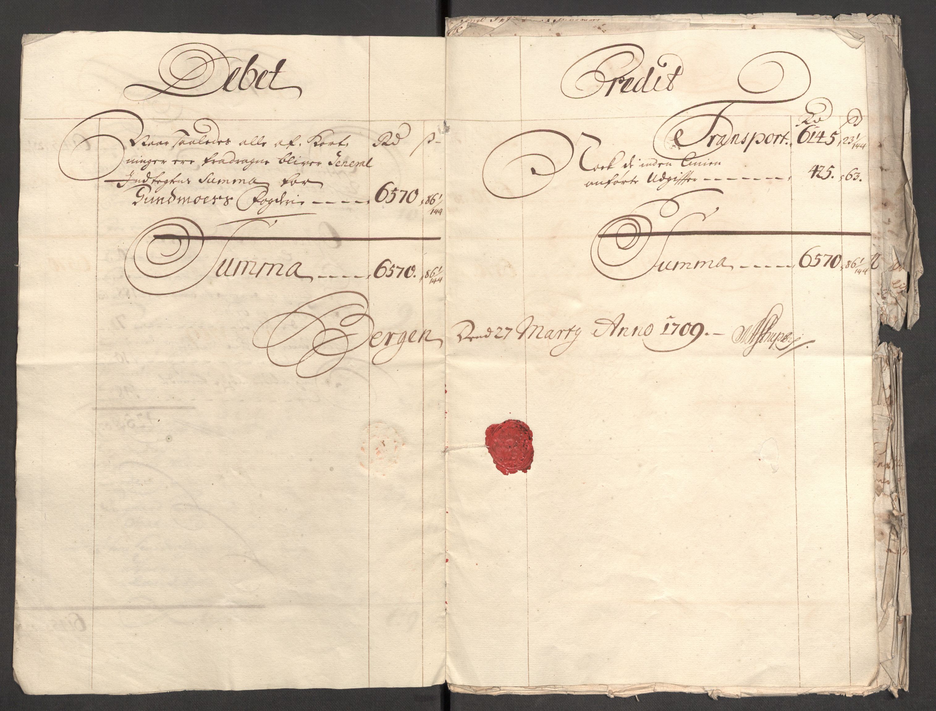 Rentekammeret inntil 1814, Reviderte regnskaper, Fogderegnskap, AV/RA-EA-4092/R54/L3562: Fogderegnskap Sunnmøre, 1708-1709, s. 7