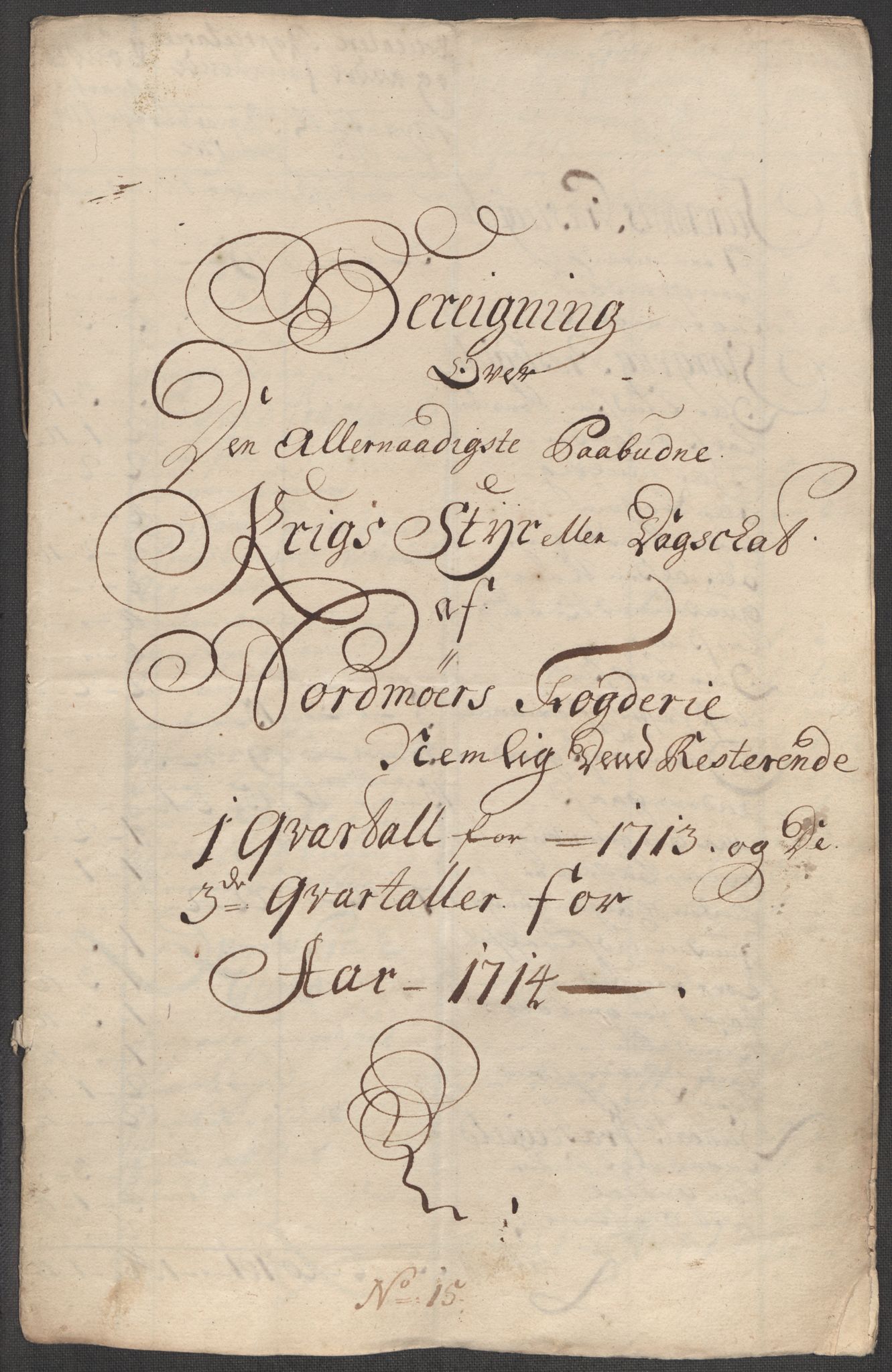 Rentekammeret inntil 1814, Reviderte regnskaper, Fogderegnskap, RA/EA-4092/R56/L3748: Fogderegnskap Nordmøre, 1714-1715, s. 117