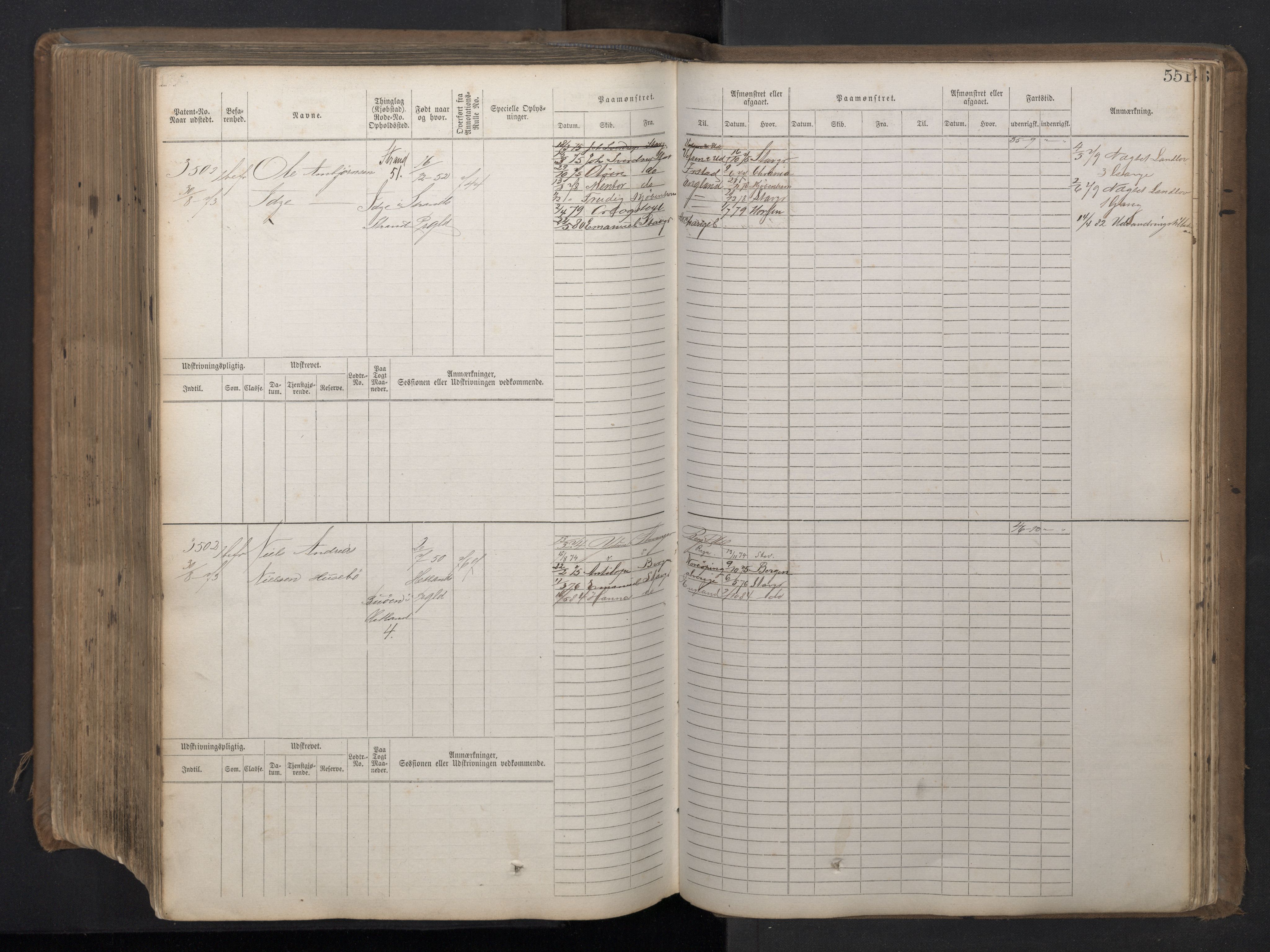 Stavanger sjømannskontor, AV/SAST-A-102006/F/Fb/Fbb/L0018: Sjøfartshovedrulle patnentnr. 2402-3602 (dublett), 1869, s. 555